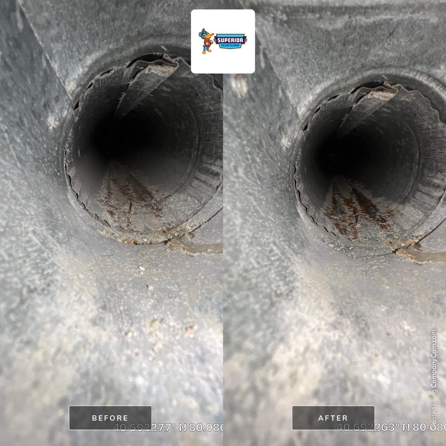 Air Duct Cleaning With a Vacuum Truck in Cranberry Twp, PA by Superior Air Duct Cleaning