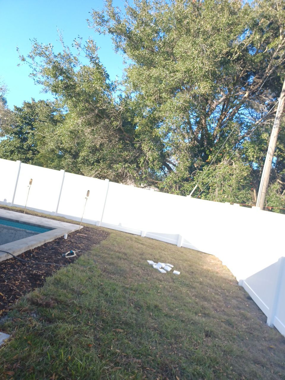 Venice, FL 6 ft. Tall White Vinyl Privacy Fence  by Asap fence and gates, LLC