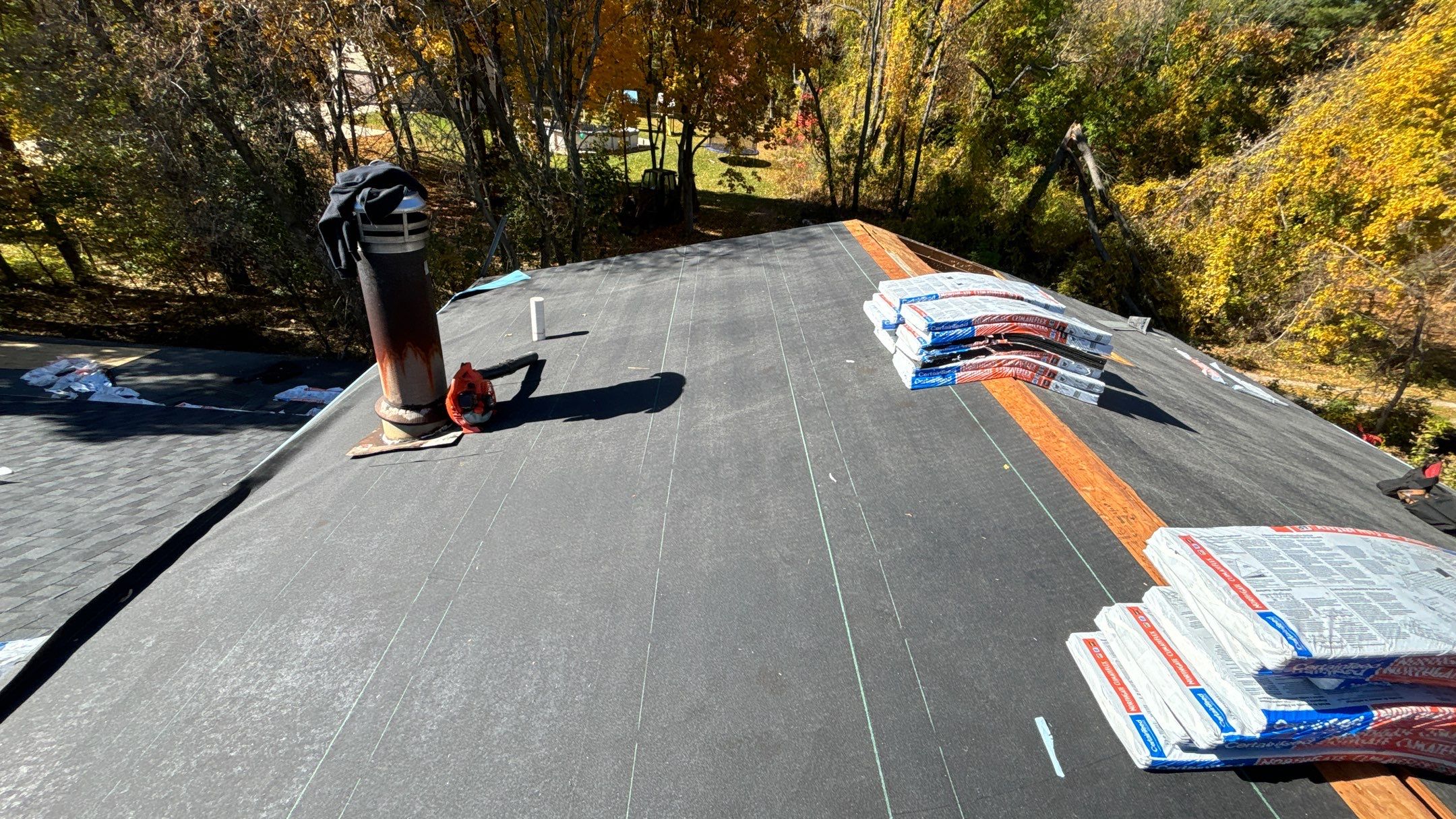Roof Replacement using Certainteed HD Moire Black by 180 Contractors