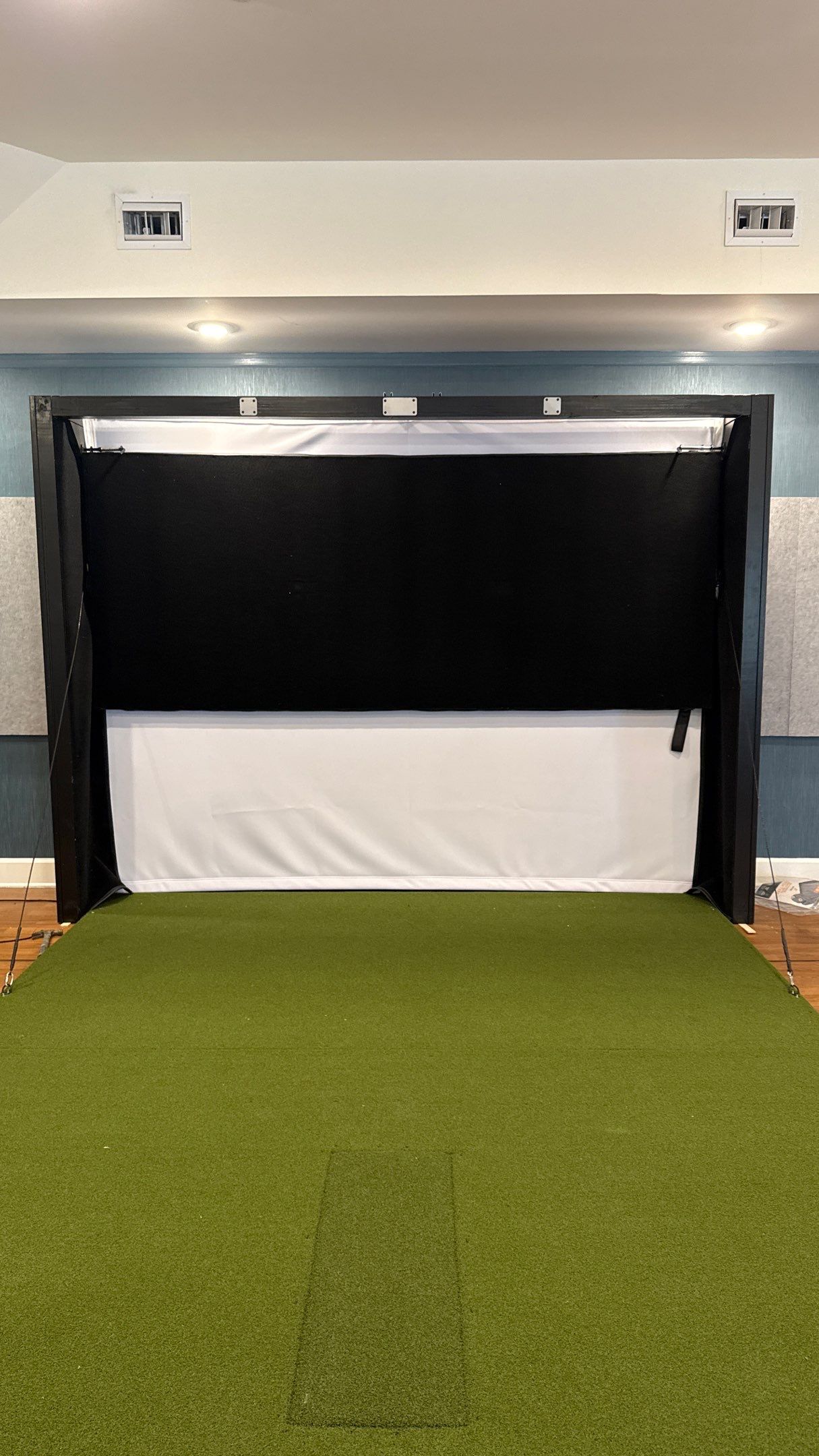 A Beautiful Murphy Golf Simulator  by Banner Garage