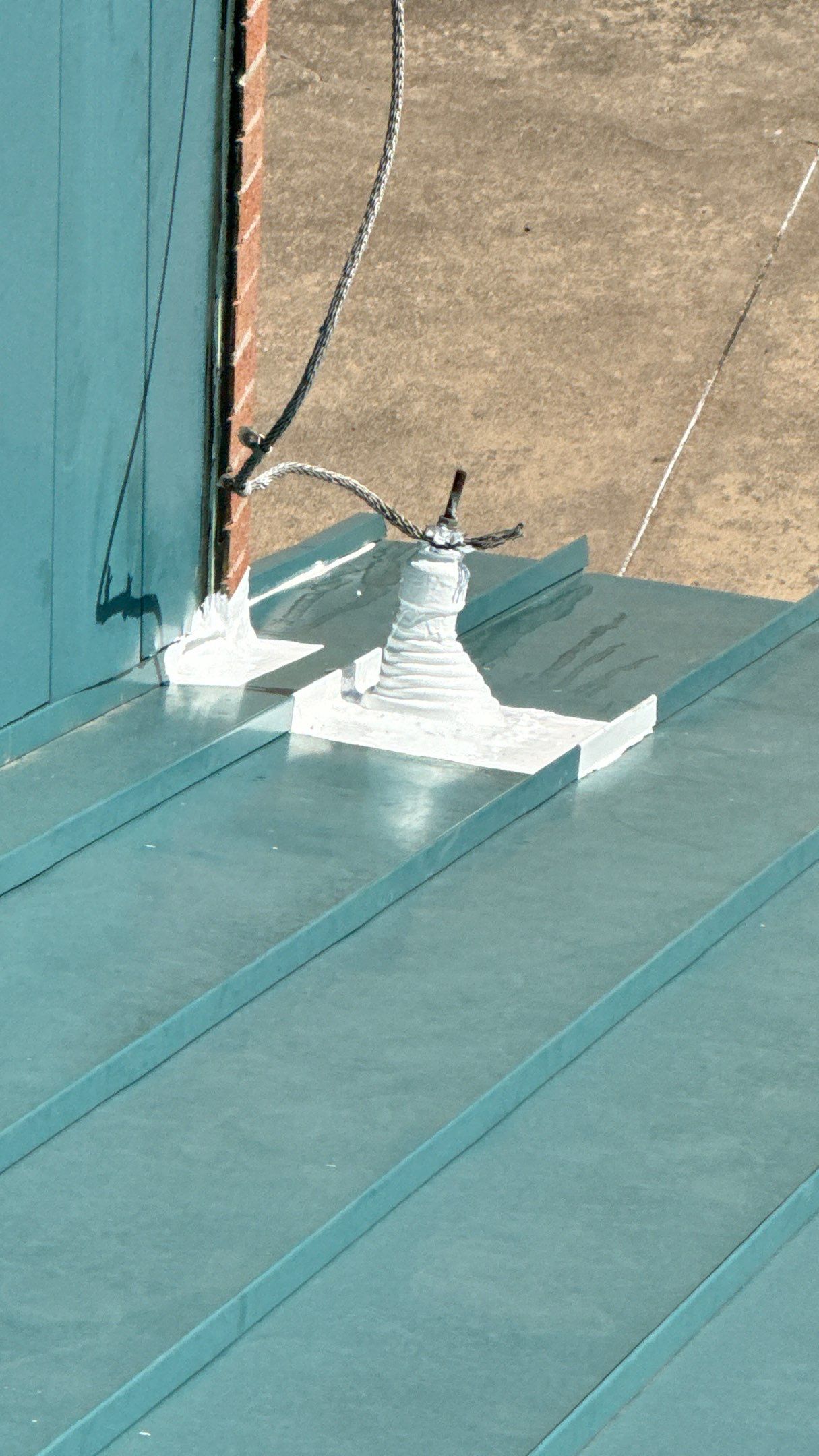 Commercial Roofing Repair using TRP #924 Eterna-Sil Premium Silicone Roof Coating by Harvey Roofing & Construction