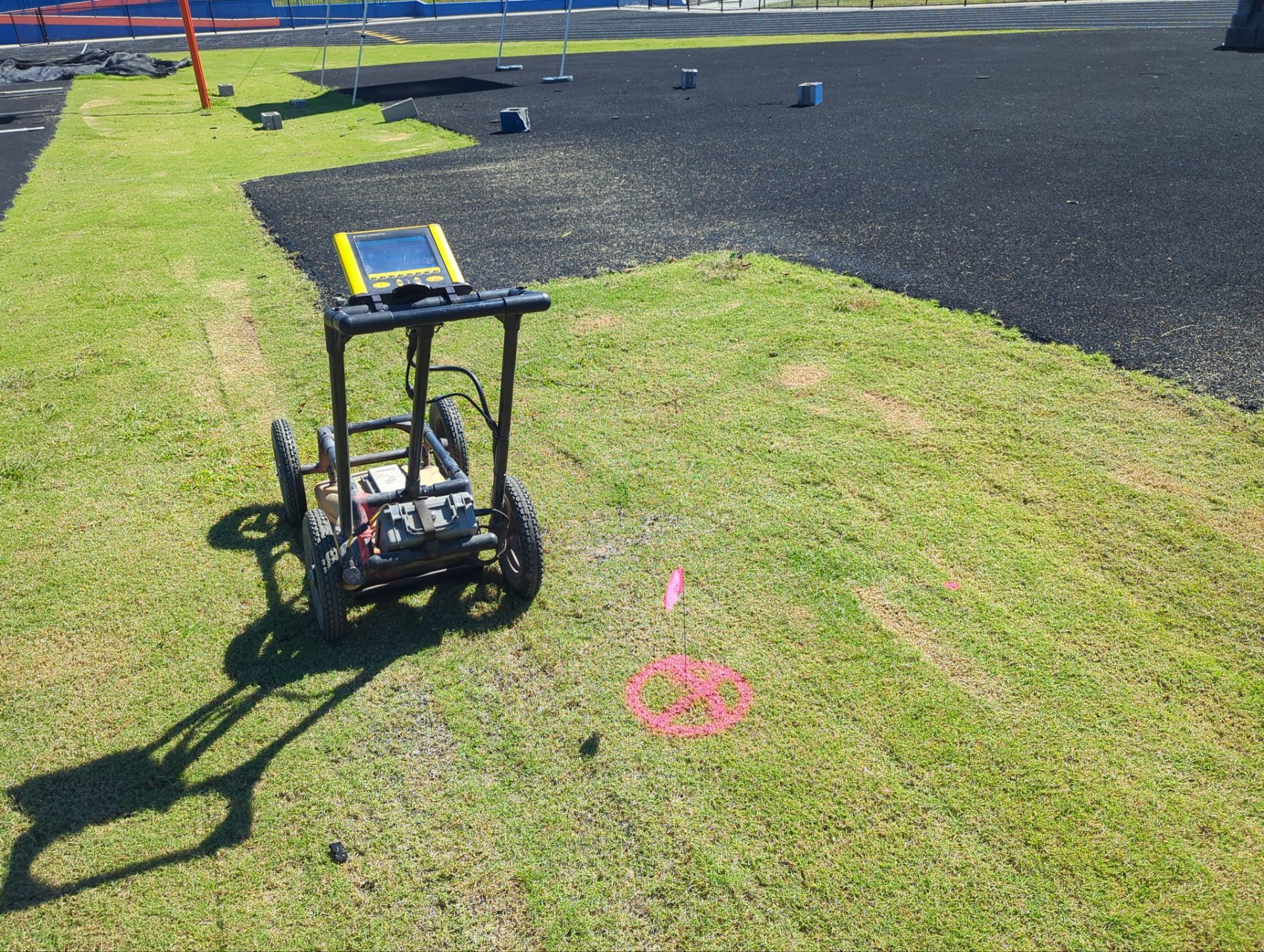 Football Field - Utility Locate and GPR Investigation by Alsip Locating Service, LLC