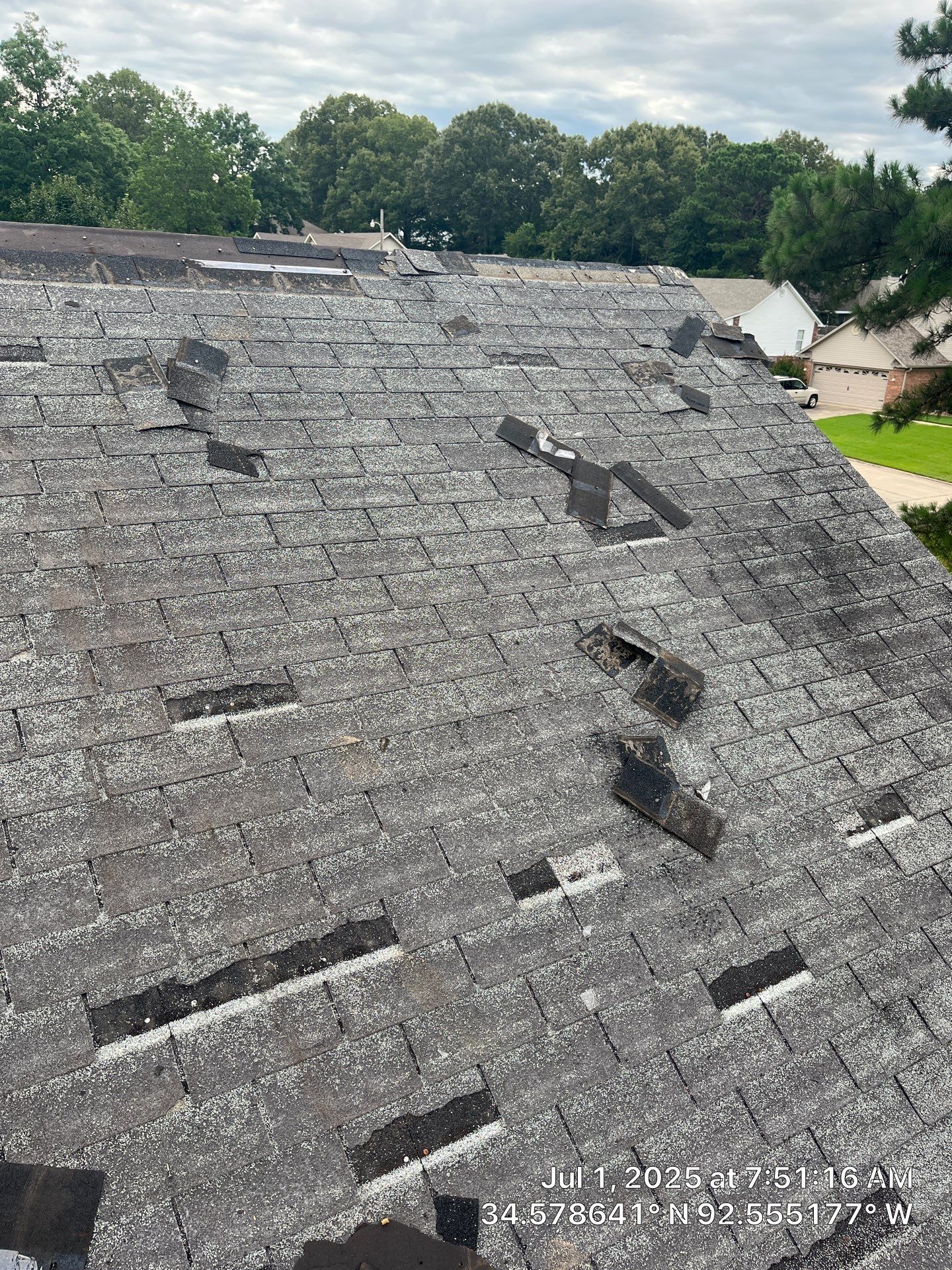 Benton Roof Replacement Featuring GAF Timberline HDZ Shingles by Temple Roofing and Exteriors