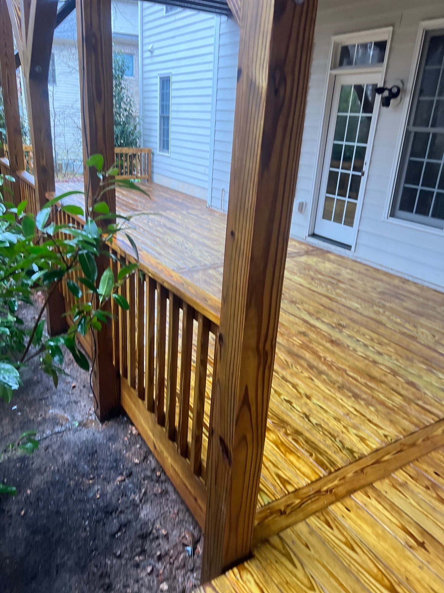 Multi level Deck coated with Wood Sealant by DuraSeal