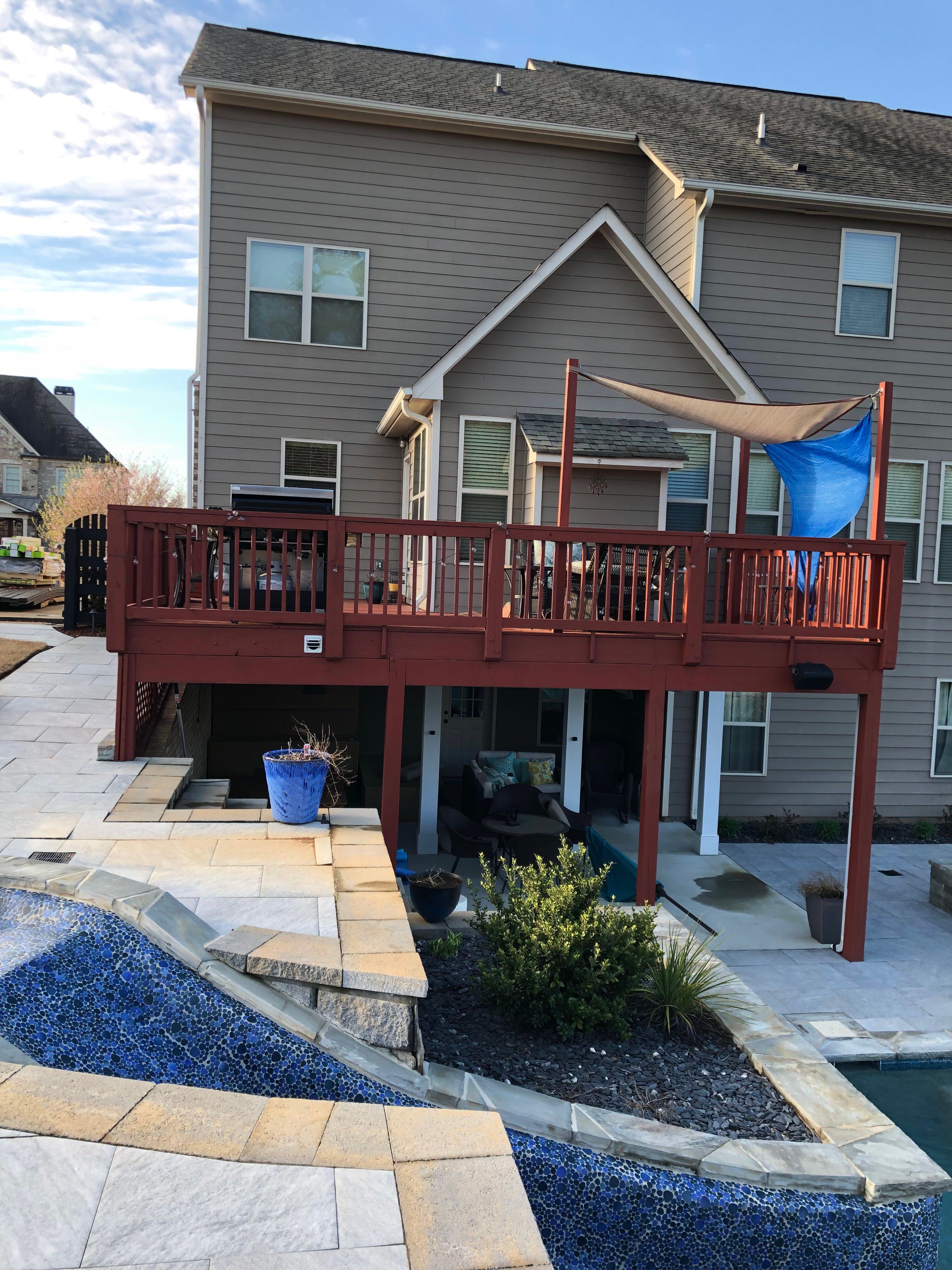 Composite Deck Installation and Railing Upgrade in Woodstock, Georgia by Swift Home Renovations