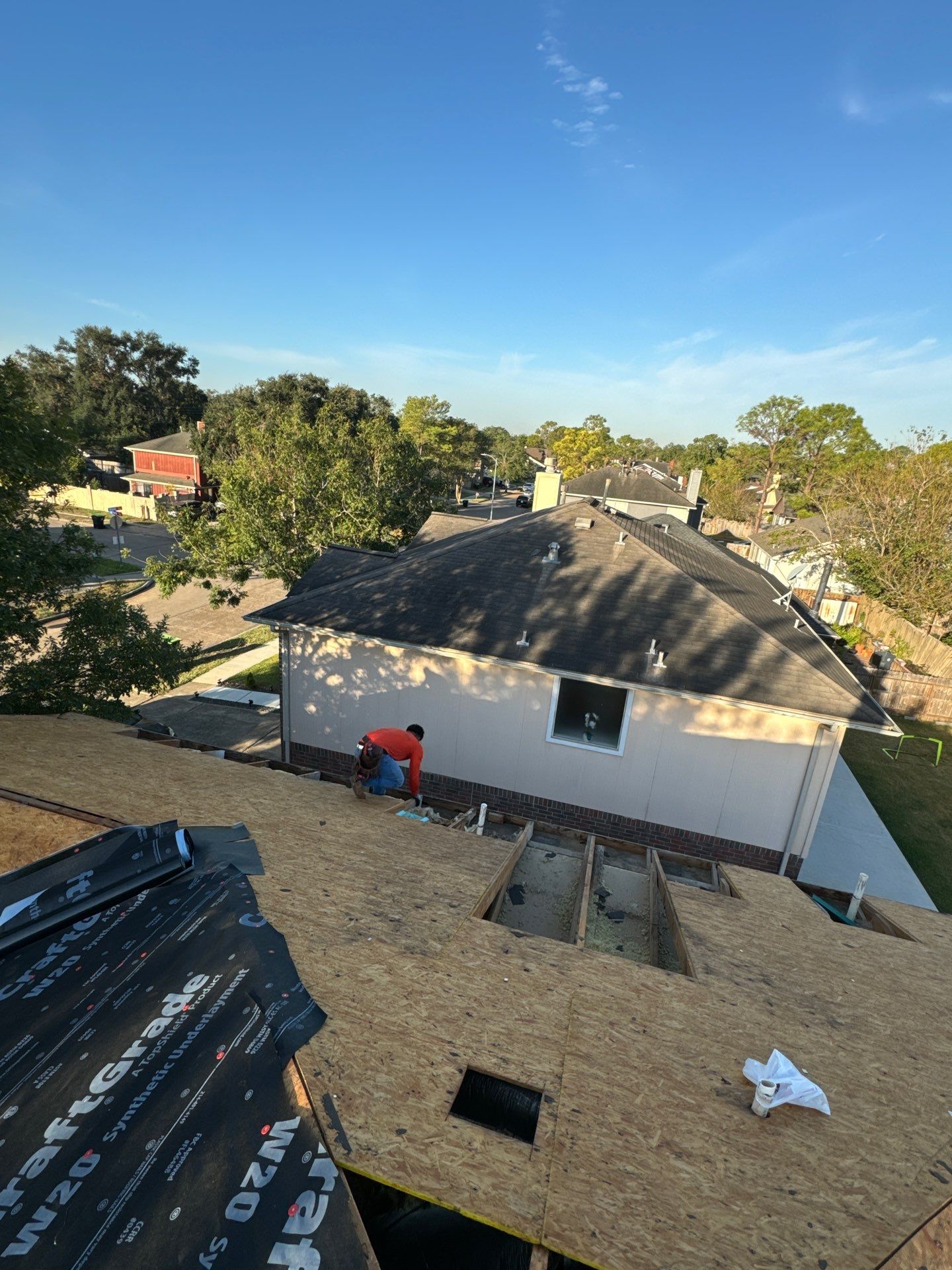 Residential Roofing Repair using Owen's Corning Duration (Lifetime) Shingles by Roof Repair Company