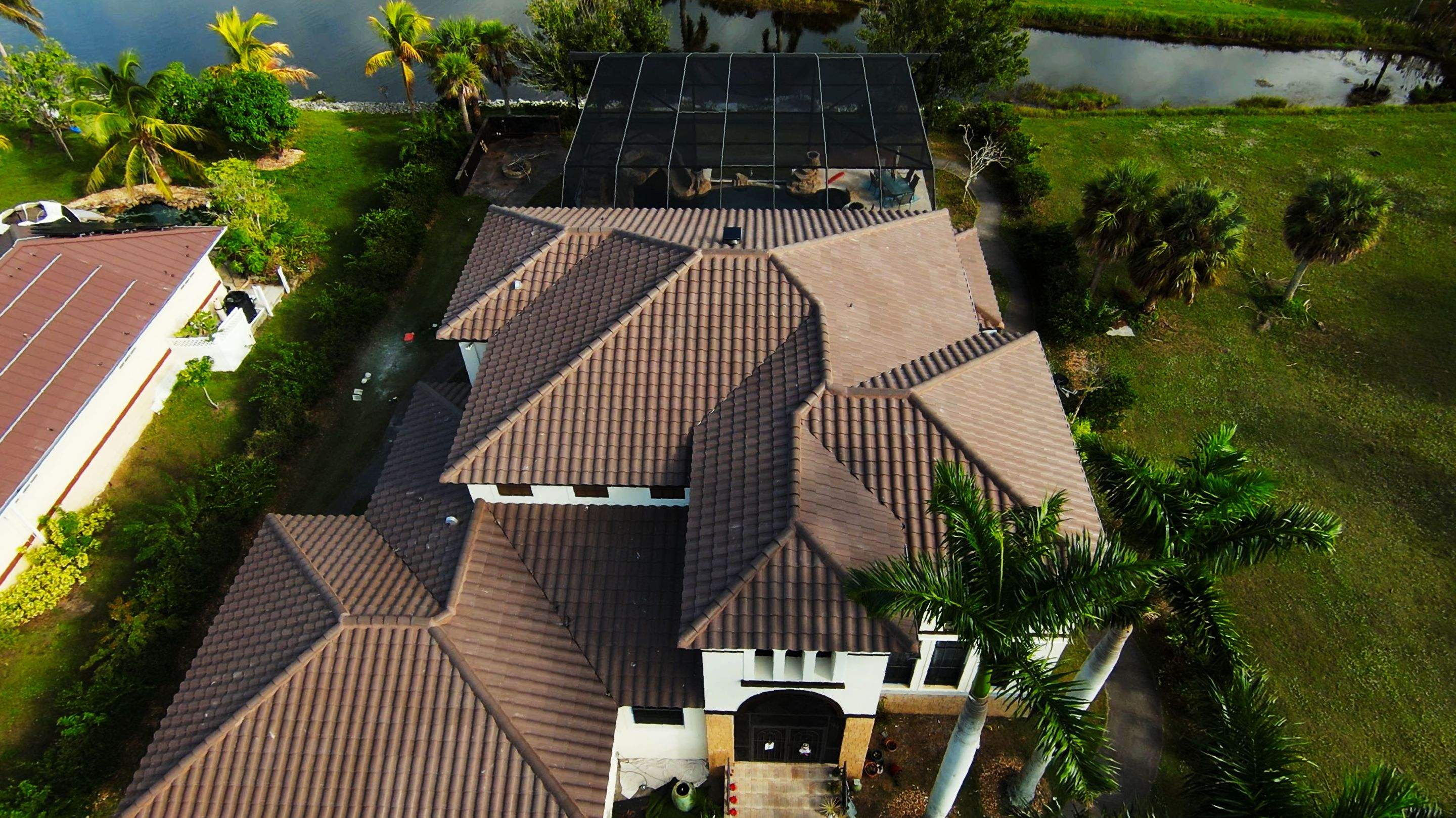 Punta Gorda Concrete Tile Roof Replacement by Four Peaks Roofing