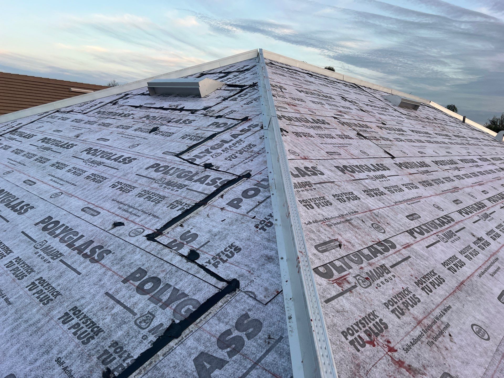 Residential Roofing Installation using Bel Air , Boca Cream by Durabilis Roofing INC