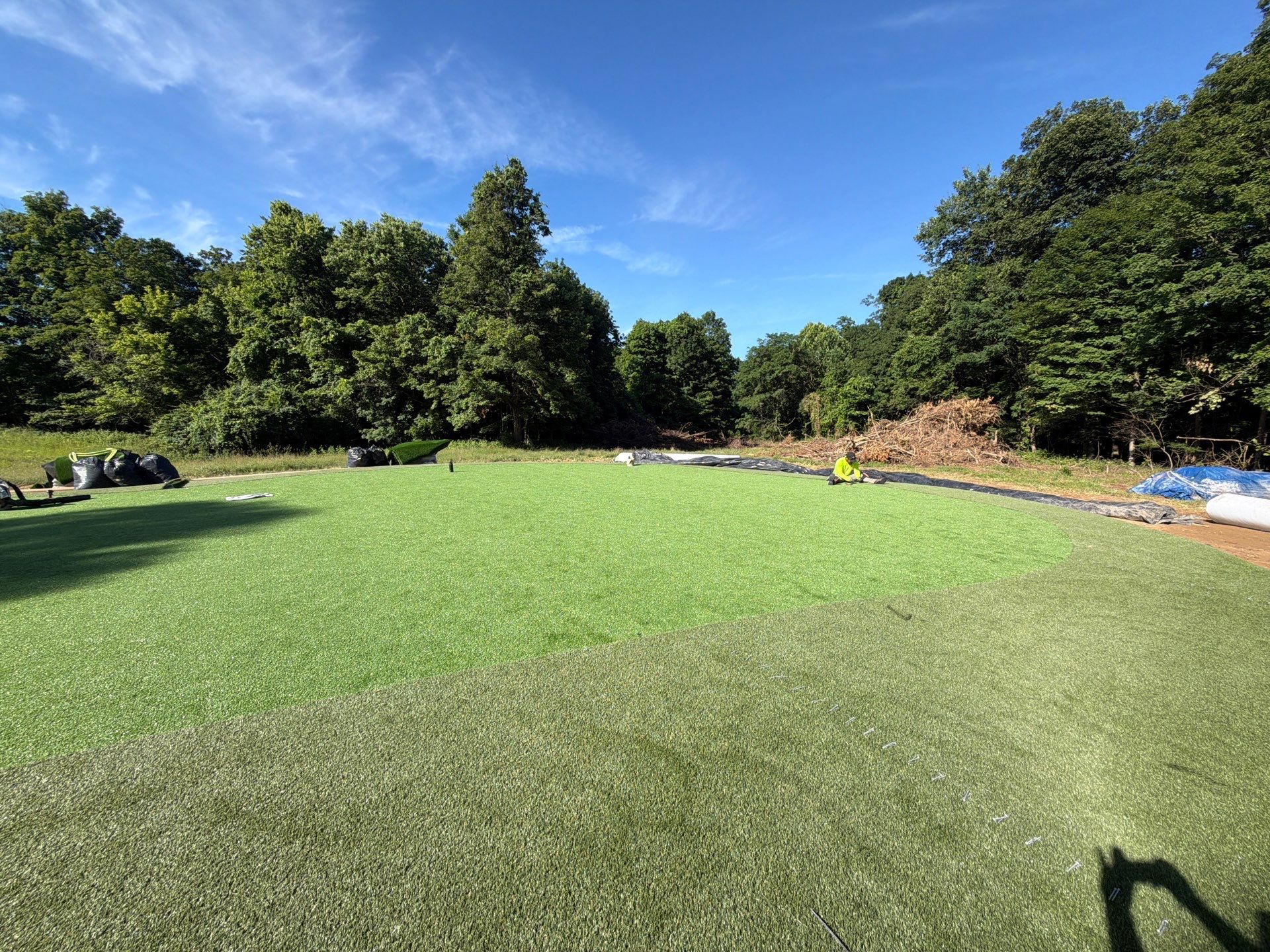 Custom Replica Golf Green and Tee Boxes in Batavia, Ohio by Southwest Greens Midwest