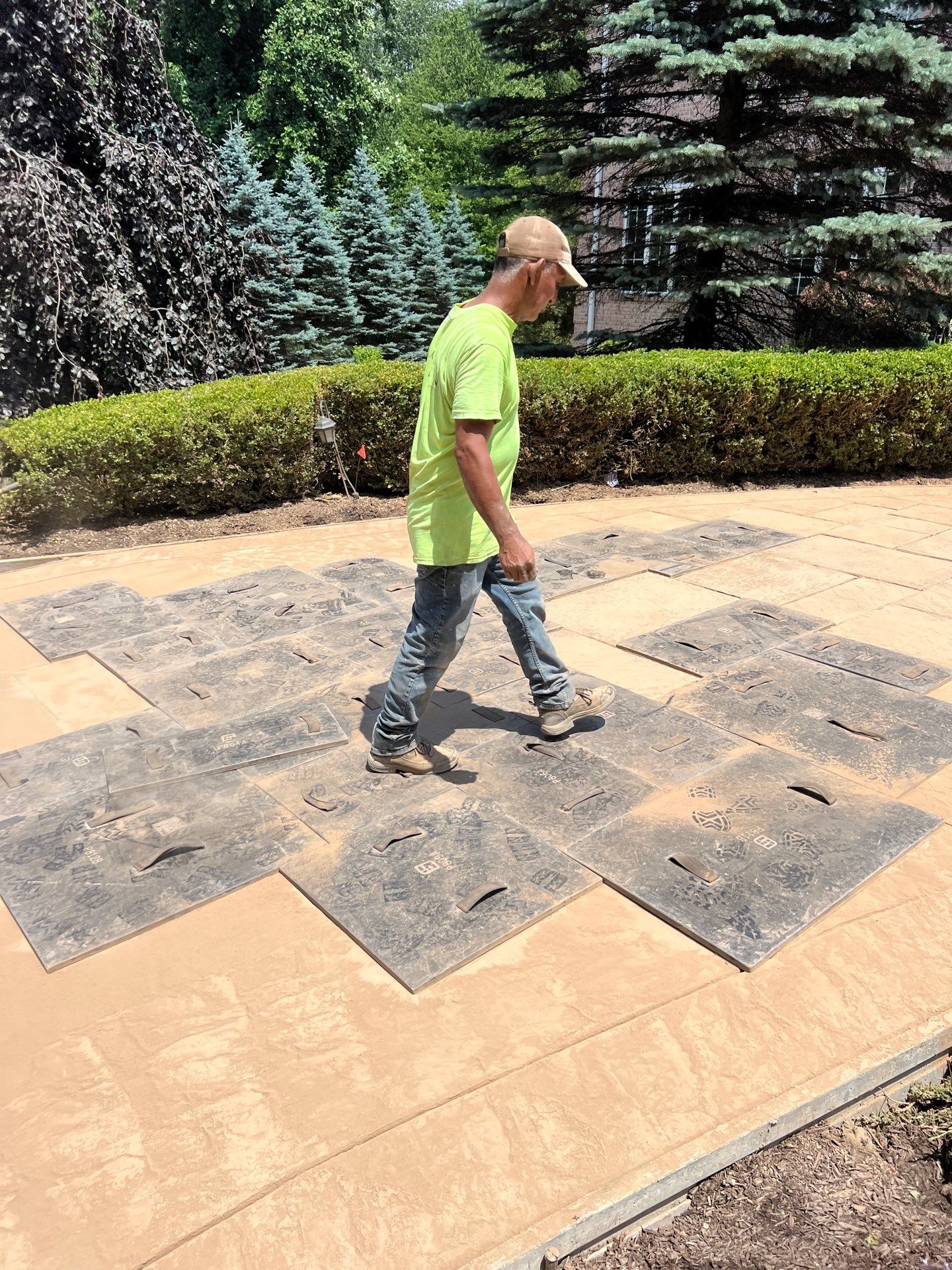 Stunning Driveway Remodel - Mendham, NJ by Architectural Concrete Design