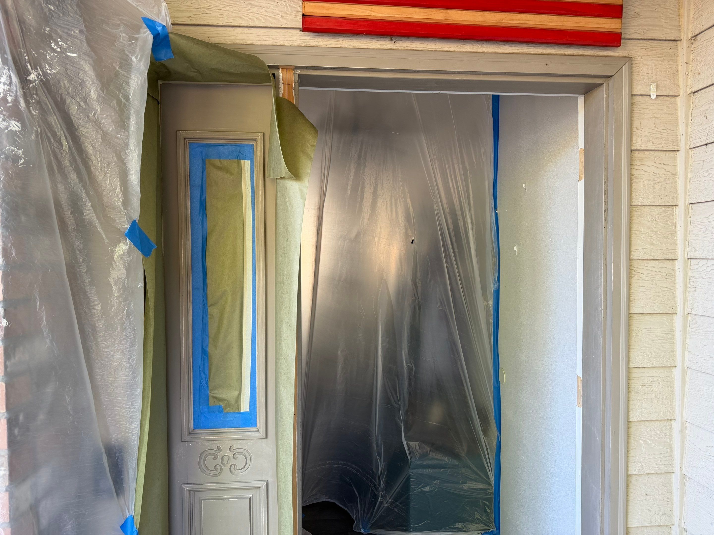 Front Door Restoration by Handyman State LLC