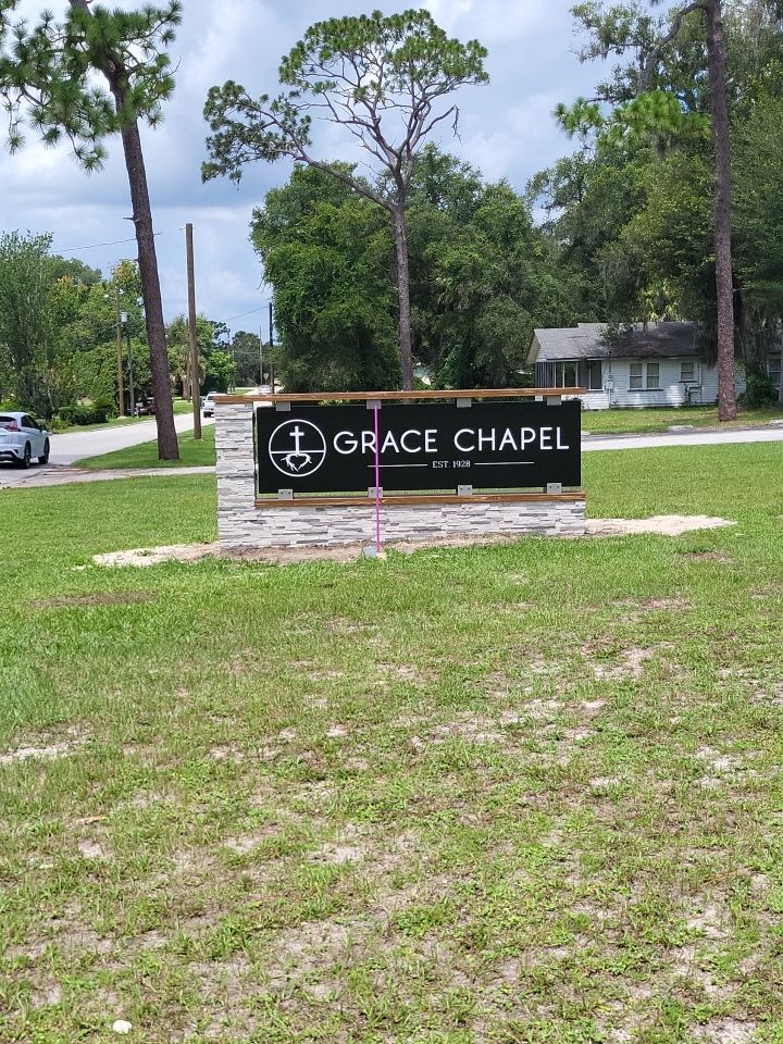 Monument Sign for Grace Chapel by SignCrafters