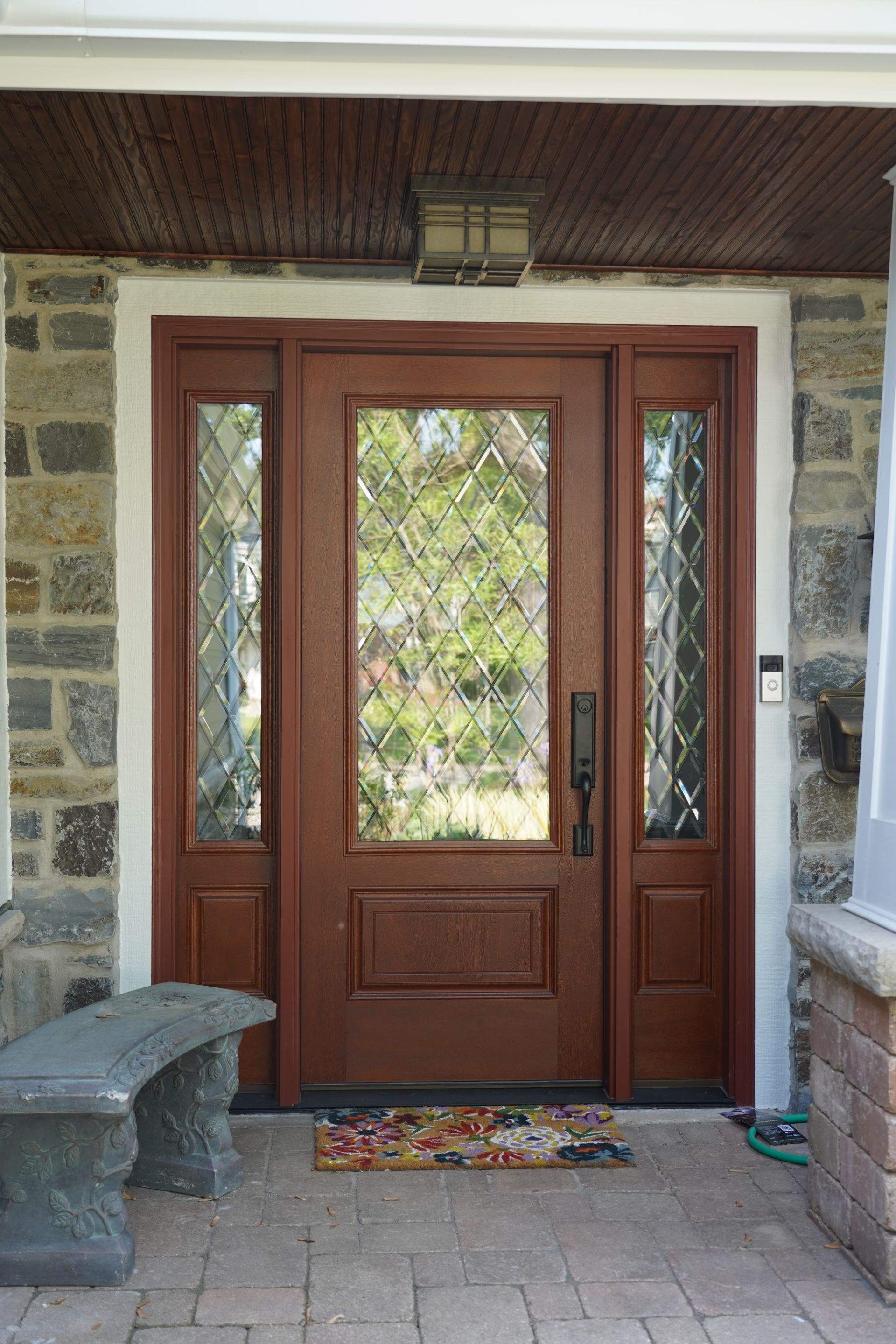 Exterior Renovation with James Hardie Siding and Natural Stone in Lombard by Great American Exteriors