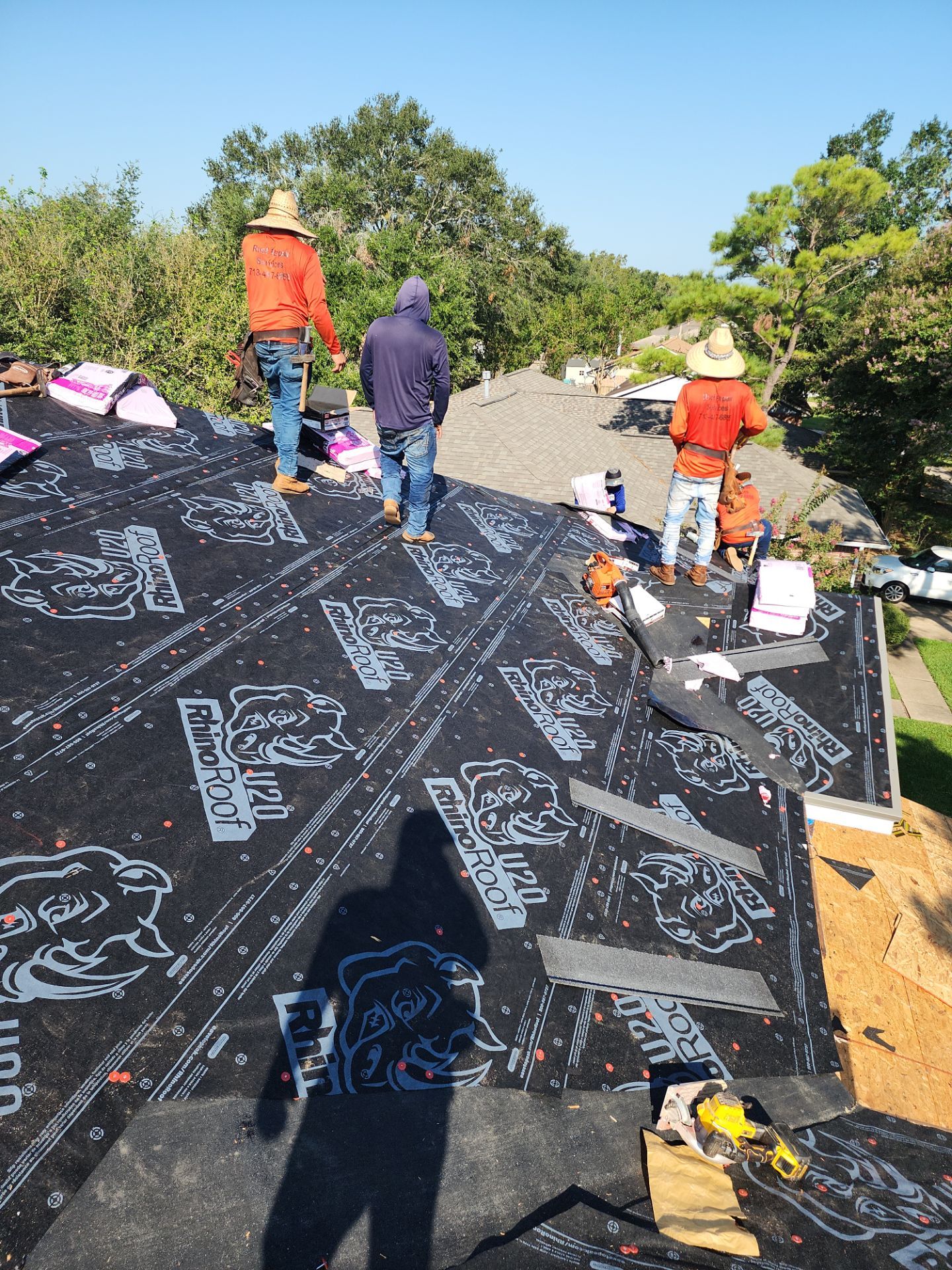 Residential Roofing Repair using Owen's Corning Duration (Lifetime) Shingles by Roof Repair Company