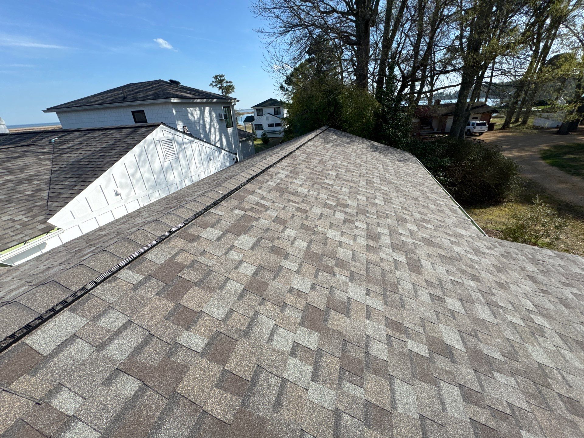 Roof Replacement in White Stone by Cade Construction
