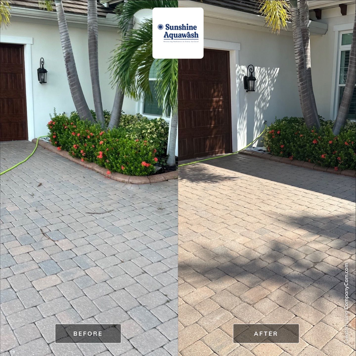 Paver Patio/Lanai & Driveway Cleaning in Winding River, Bradenton, FL | Sunshine AquaWash by Sunshine AquaWash