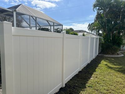 Vinyl Fence Installation using Vinyl Privacy Fence