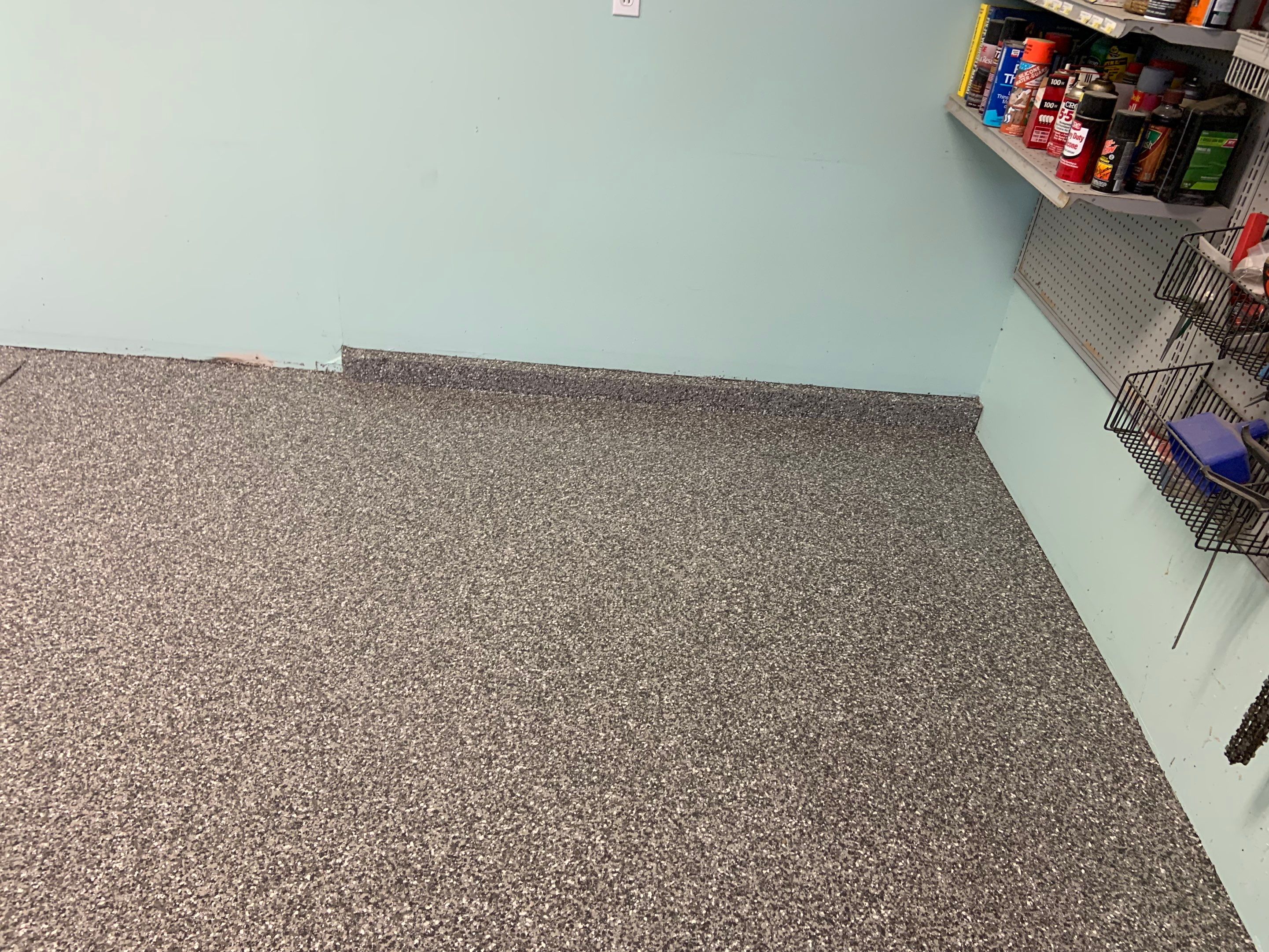 Countertop Transformation using Galaxy Colorway by Croc Coatings, LLC