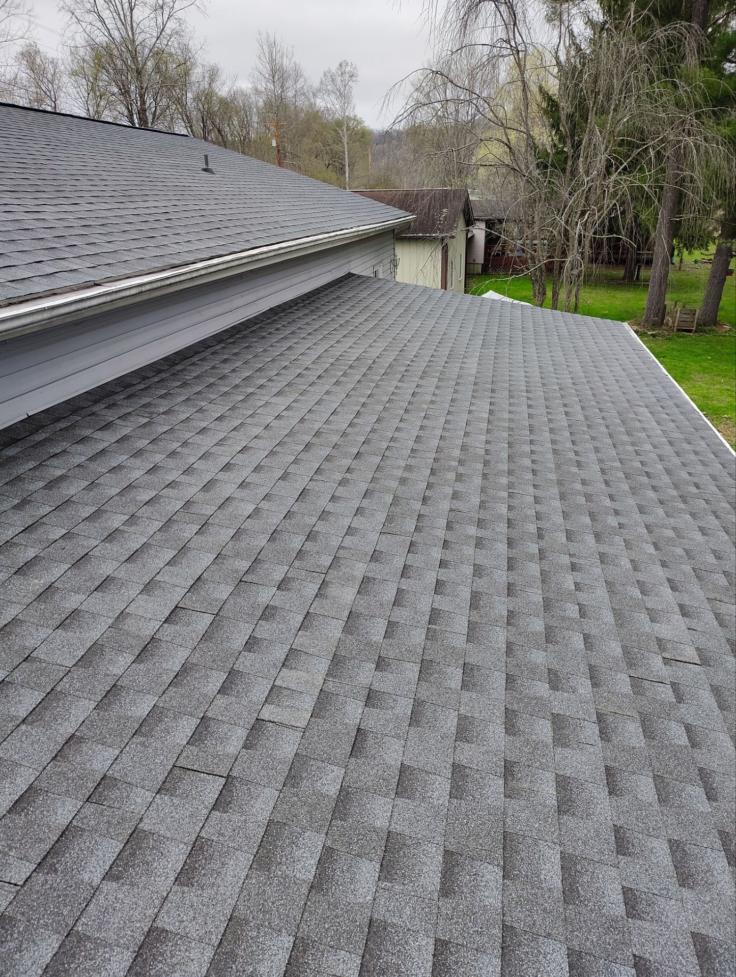 Residential Roofing Installation using GAF Timberline HDZ Pewter Gray by Rainstoppers Roofing