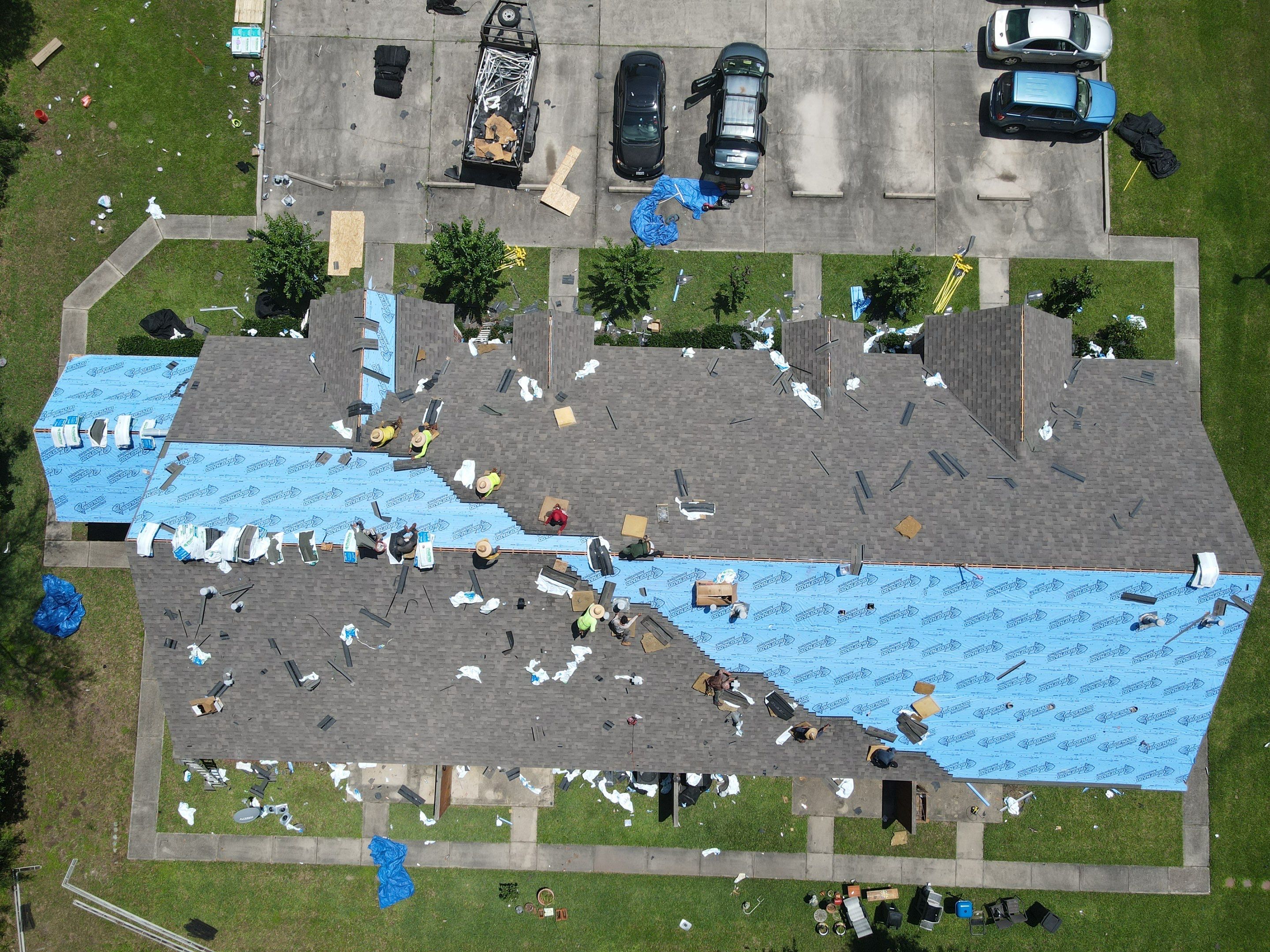Commercial Roofing Installation using Malarkey Vista Impact Resistant by Roof Concepts Construction