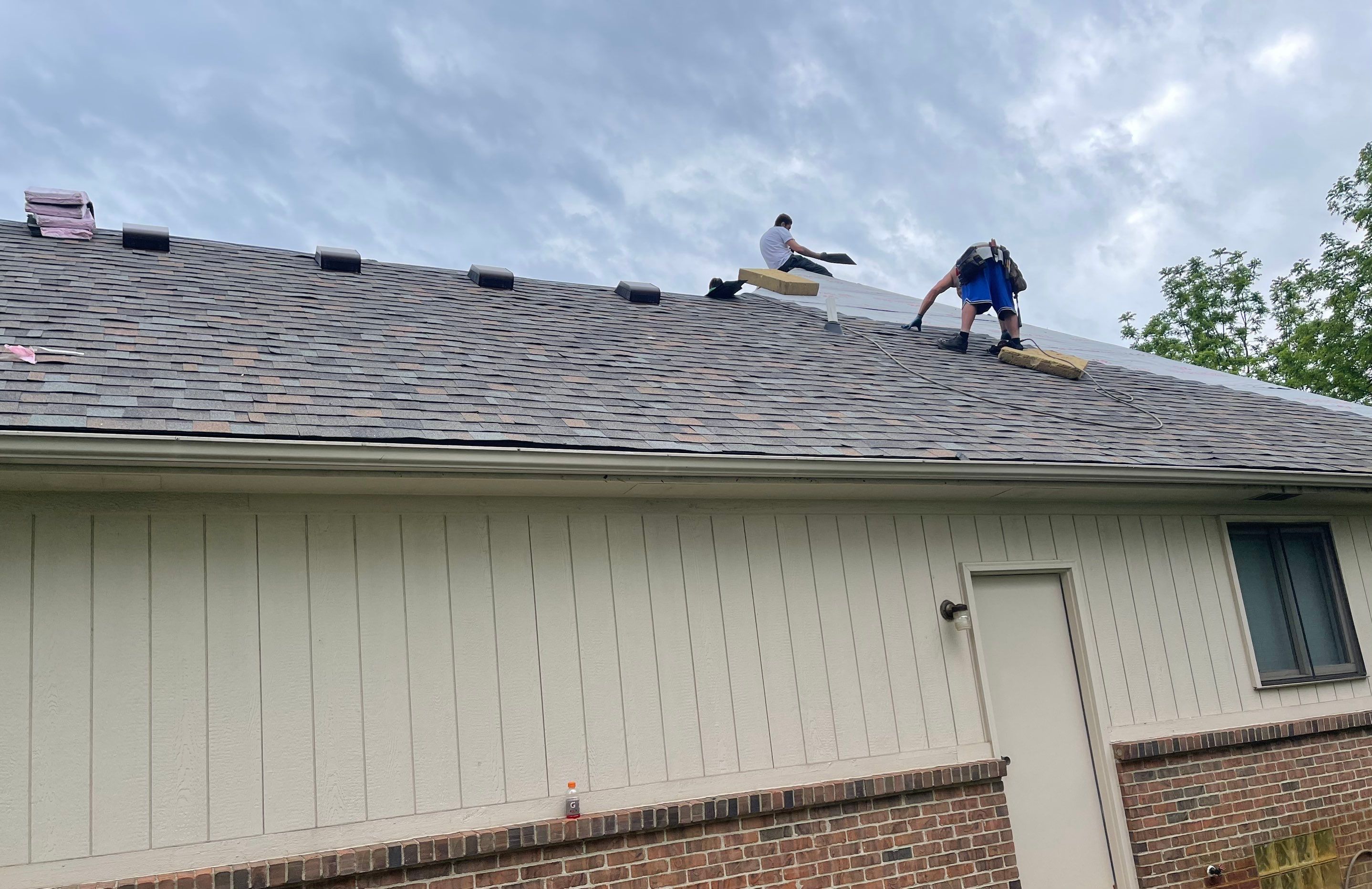 Residential Roofing Installation using Owens Corning Aged Copper by JNR Roofing LLC