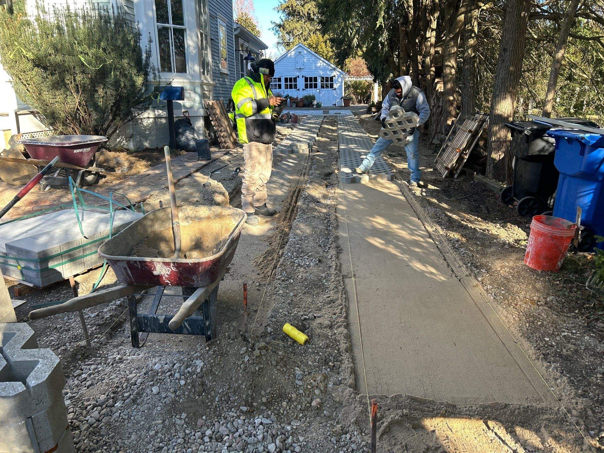 Lincoln Patio and Walkway Installation by CompanyCam