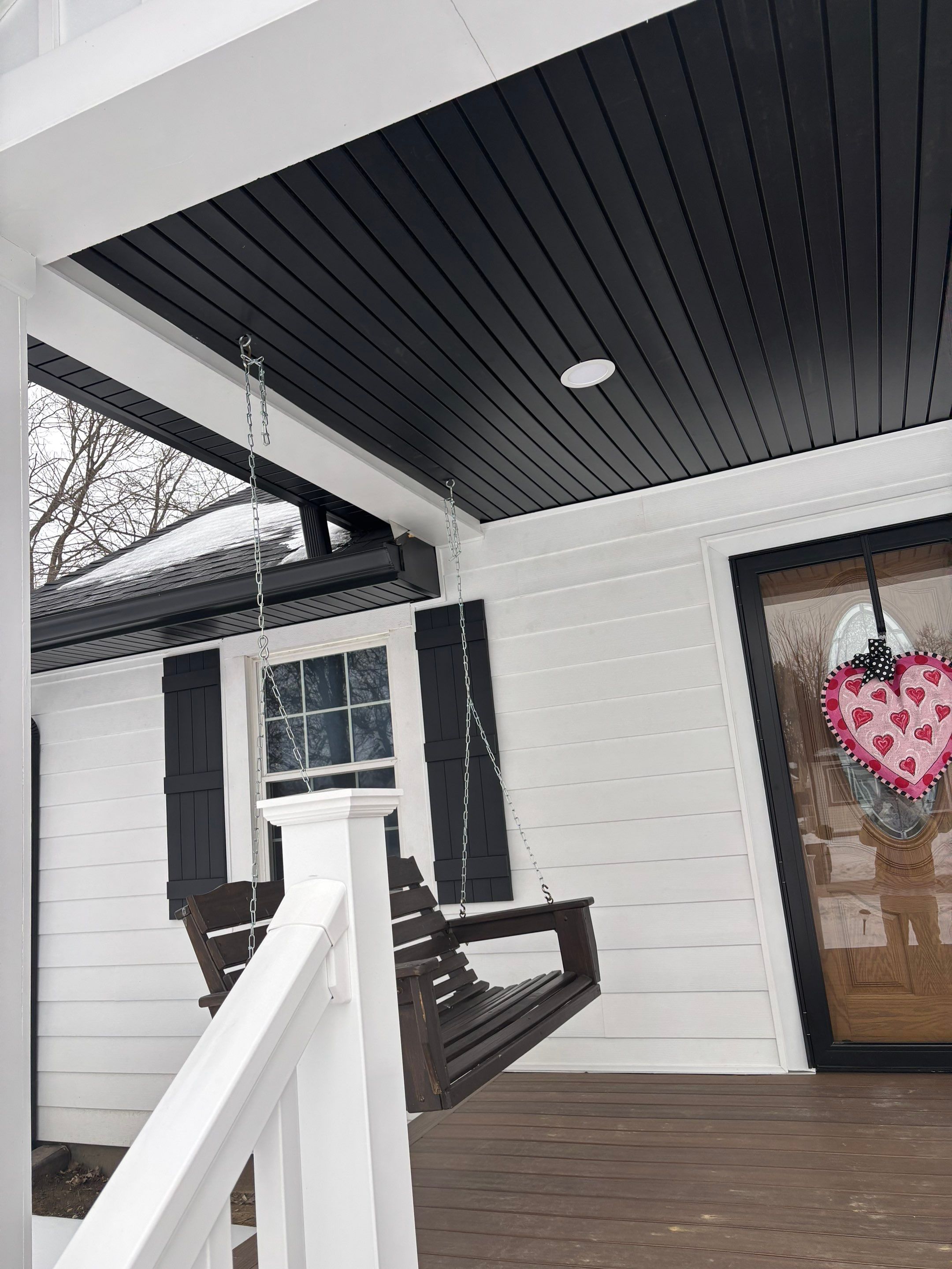 Residential Siding and Porch Addition in Owensboro by Noble Roofing Company
