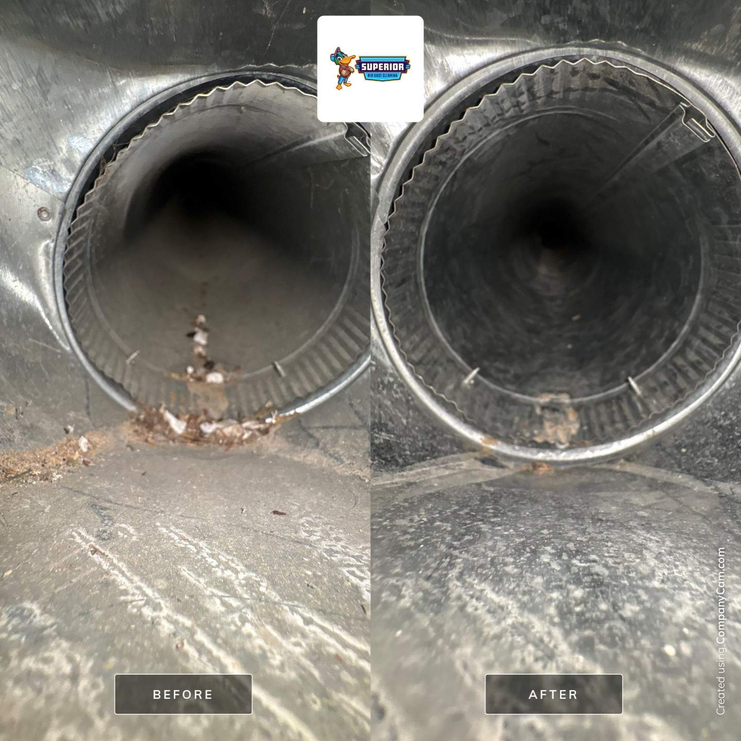 Air Duct Cleaning With a Vacuum Truck in Deerfield, OH by Superior Air Duct Cleaning