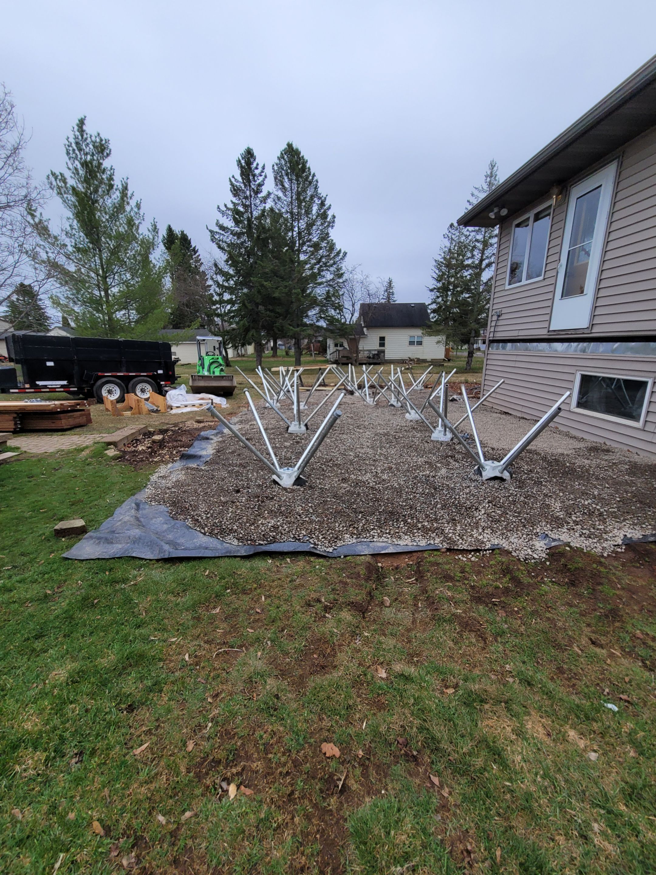 Multi-Level Cedar Deck  by Anchor North Property Services