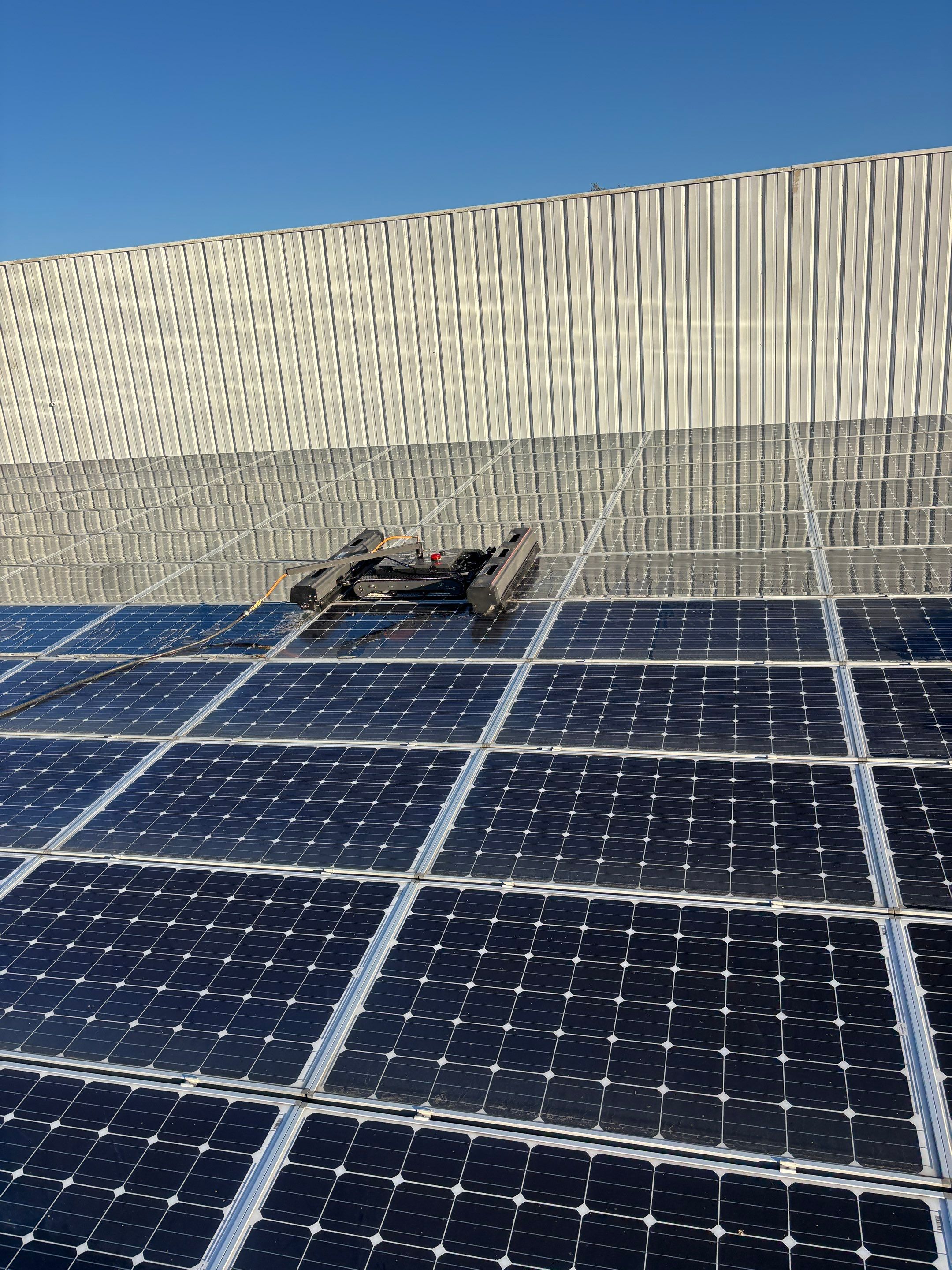 Commercial Solar Panel Cleaning by Palm Coast Solar Cleaning