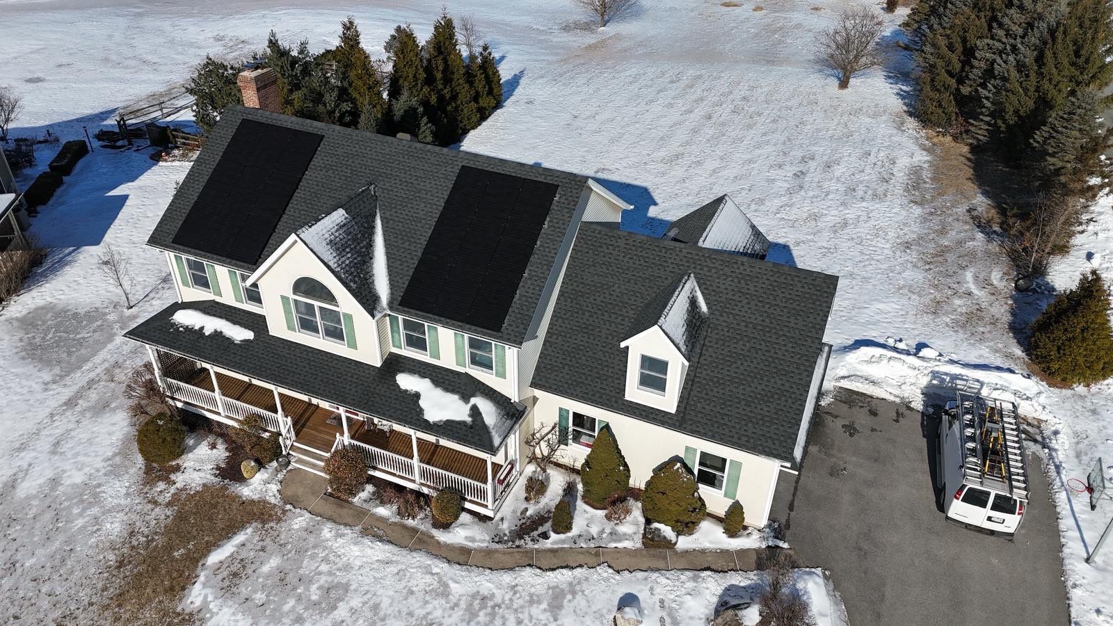 Solar Panel Installation with Battery and Reroof by Infinity Solar Systems