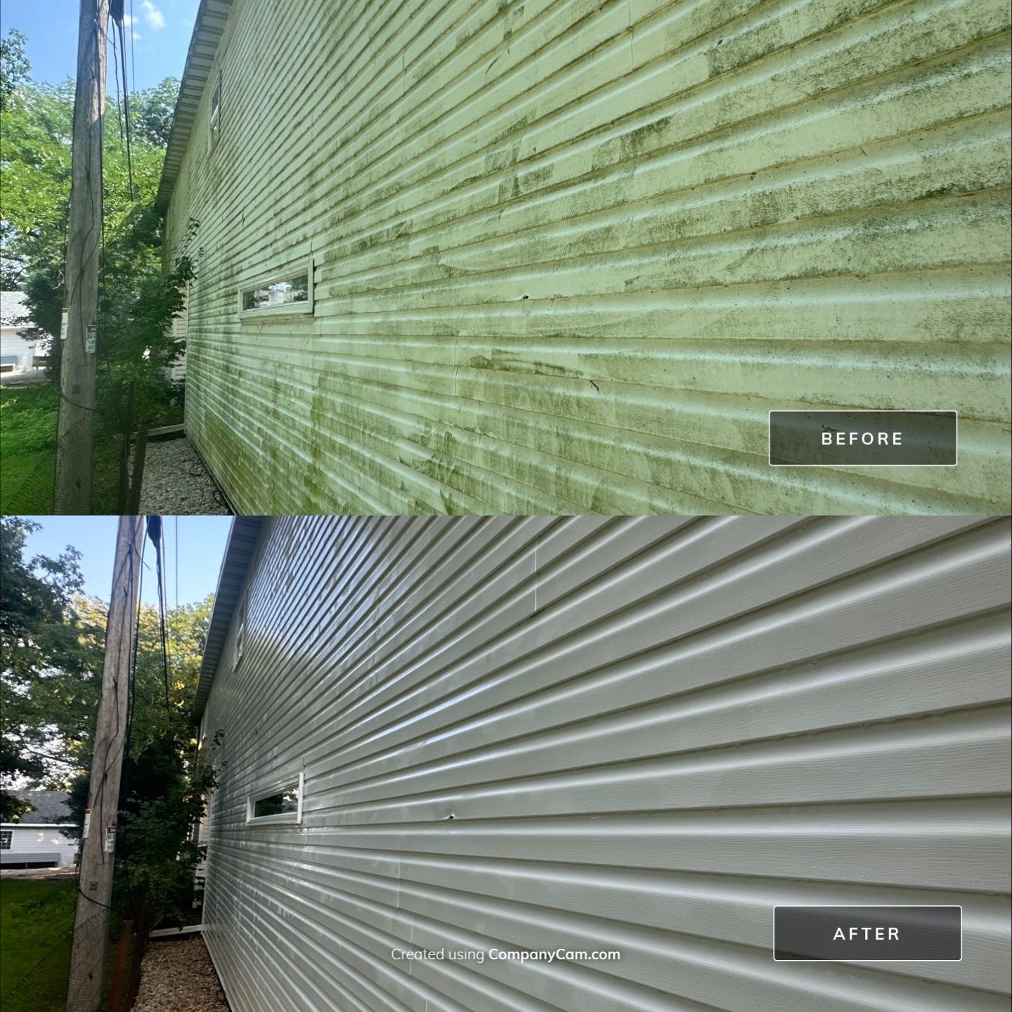 Project in Delavan by Simmons Power & Soft Washing