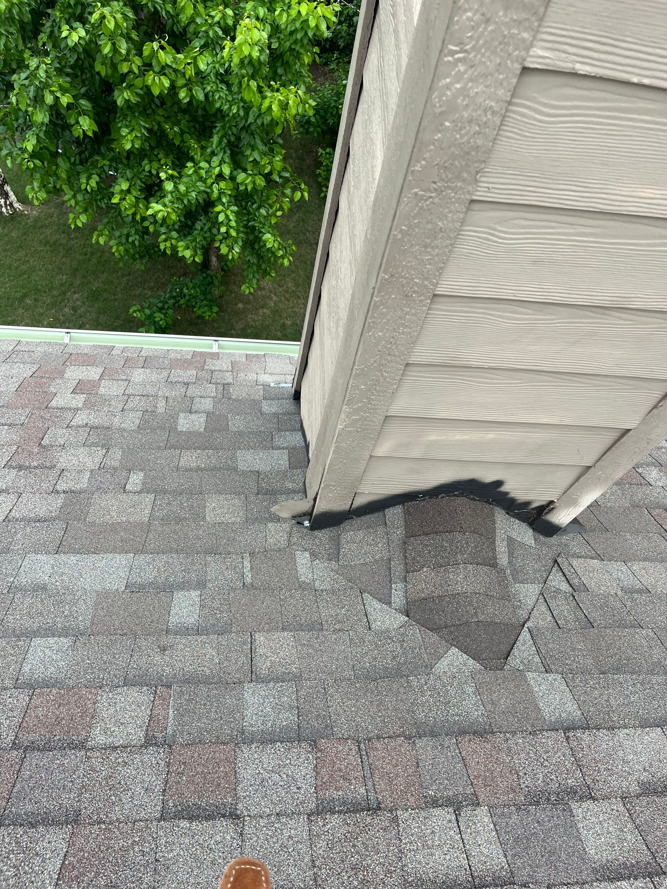 Leak Repair (around chimney) by Berry Good Roofing