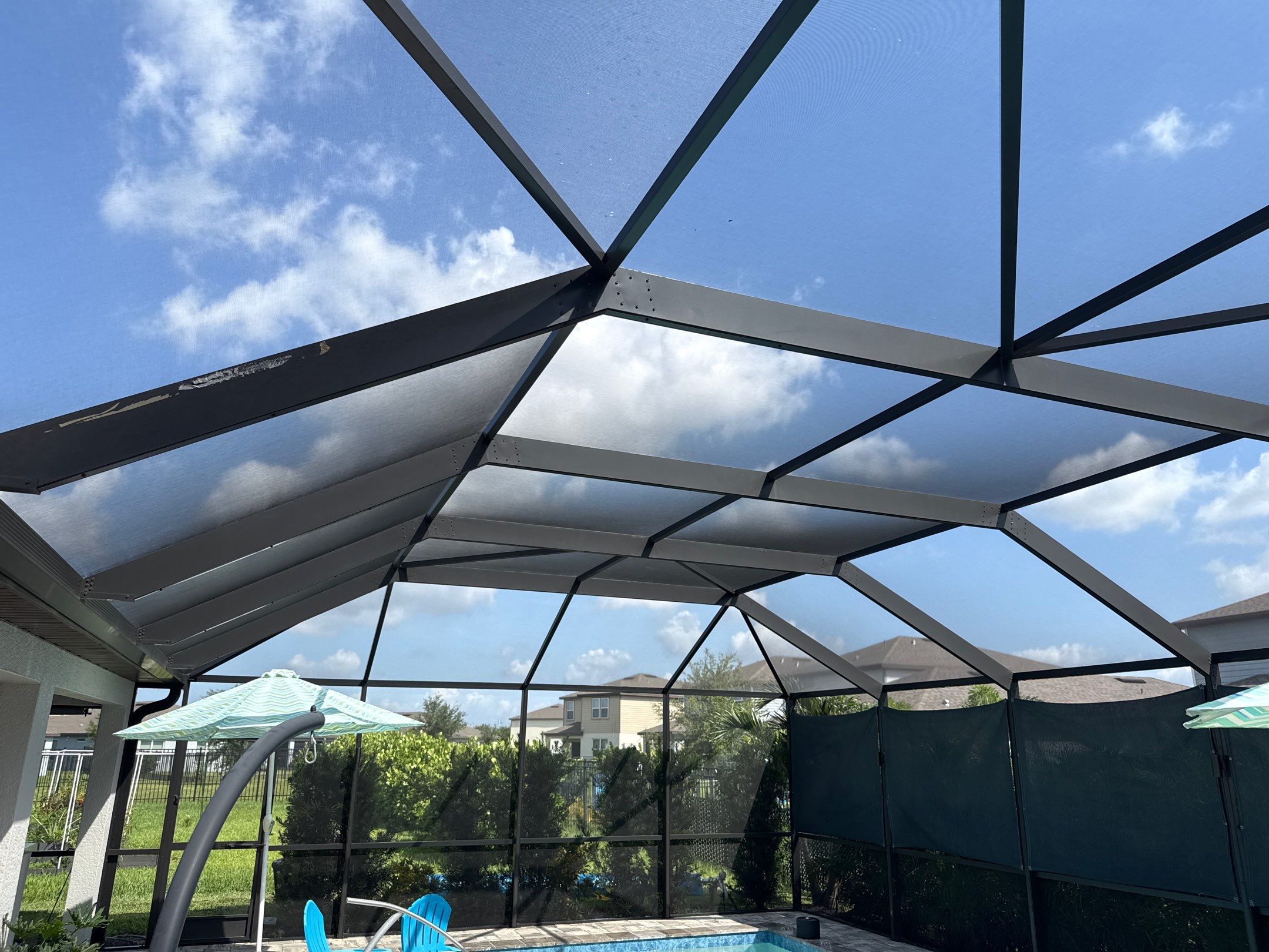 Paver Pool Deck & Screen Enclosure Cleaning – North River Ranch, Parrish, FL by Sunshine AquaWash