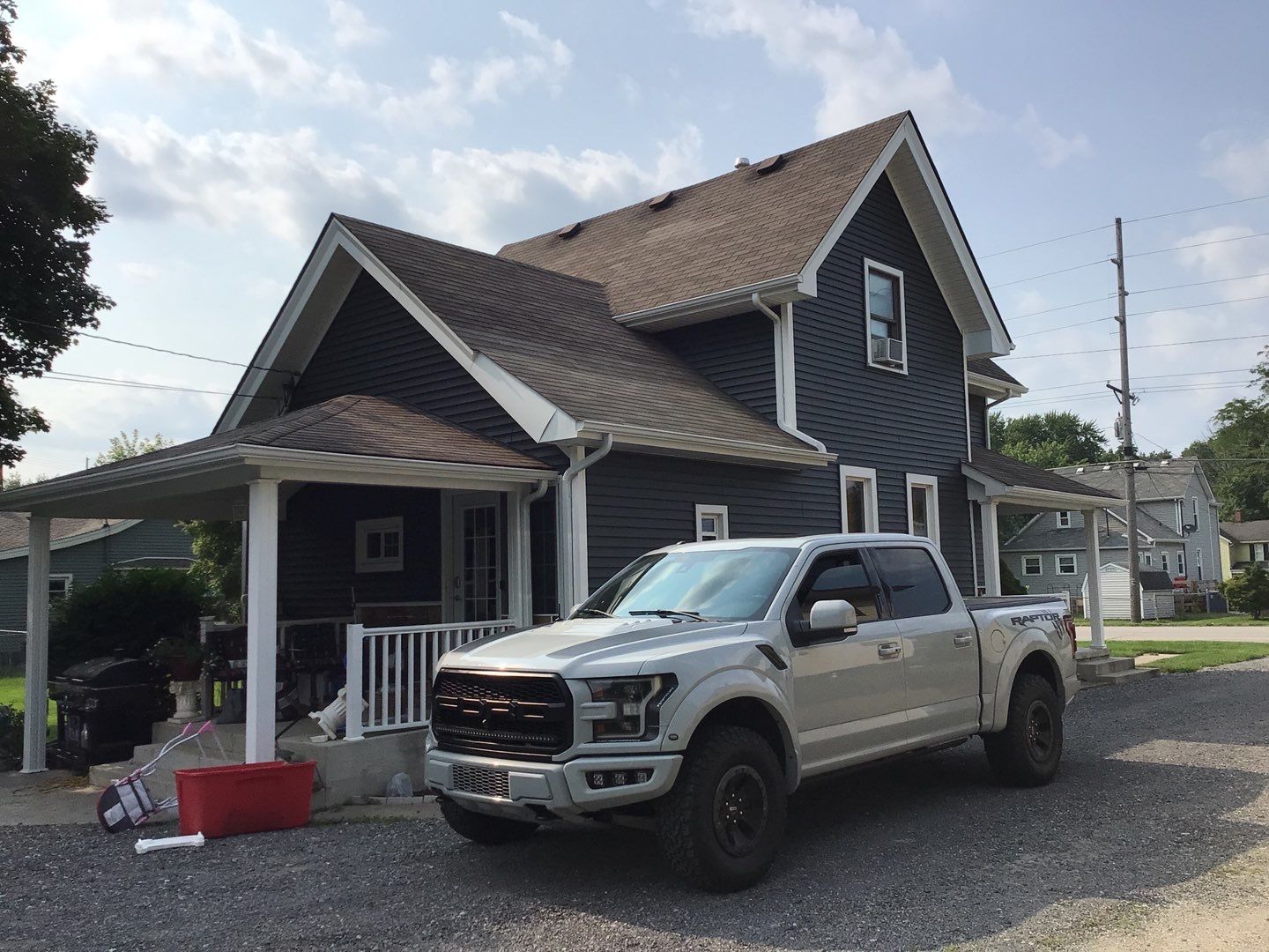 Residential Roofing Installation using Vic West Nothridge Slate by 4Ever Metal Roofing