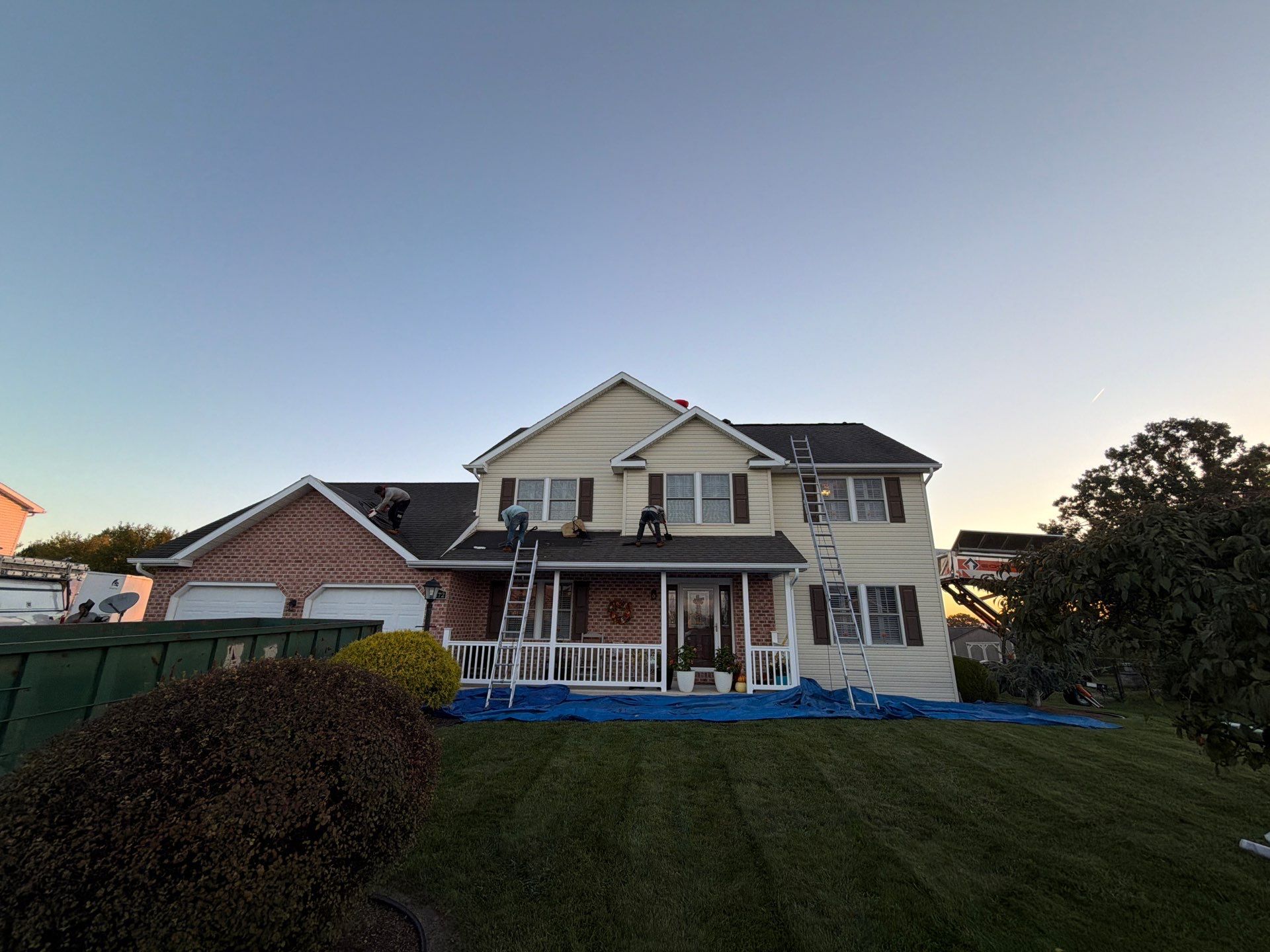 Residential Roof Installation Featuring GAF Timberline HD Shingles in Chambersburg by Teflon Roofing