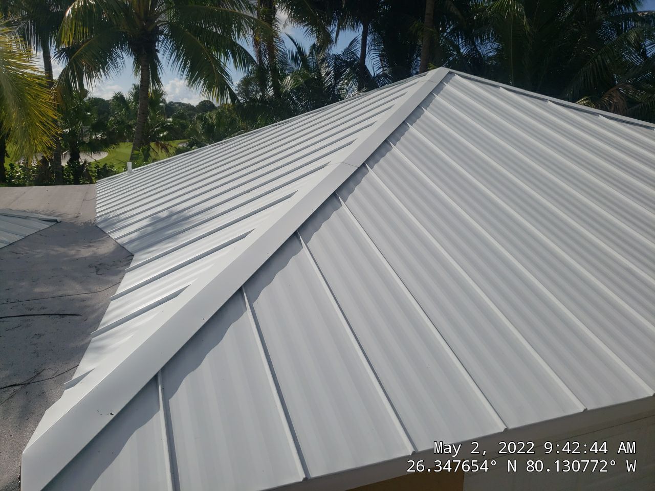 Residential Roofing Installation using 1" Nail strip metal roof by BLUES BROTHERS ROOFING