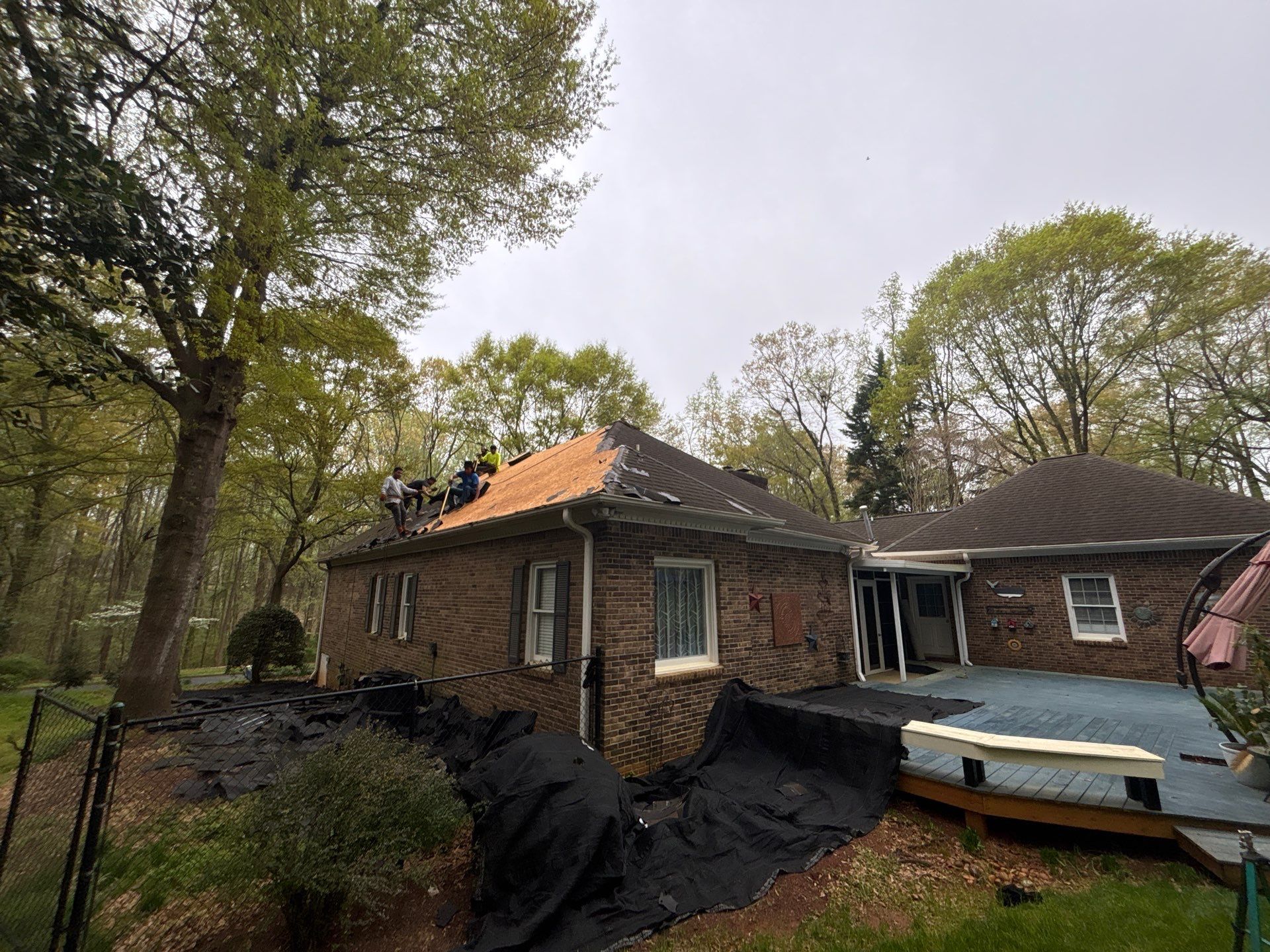 Spartanburg Residential Roof Replacement with Architectural Shingles and Skylights by Roofers LLC