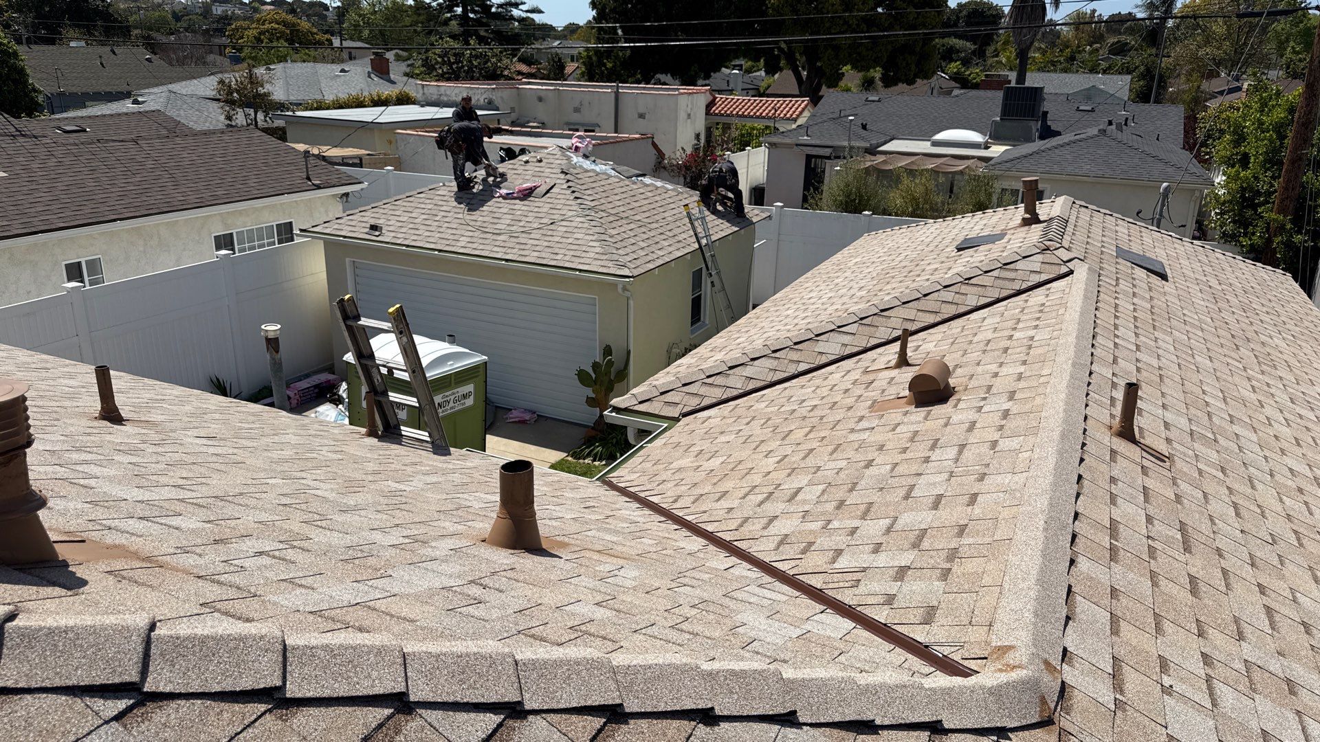 Residential Roofing Installation using Owens Corning Duration Cool Shingles by Hull Brothers Roofing