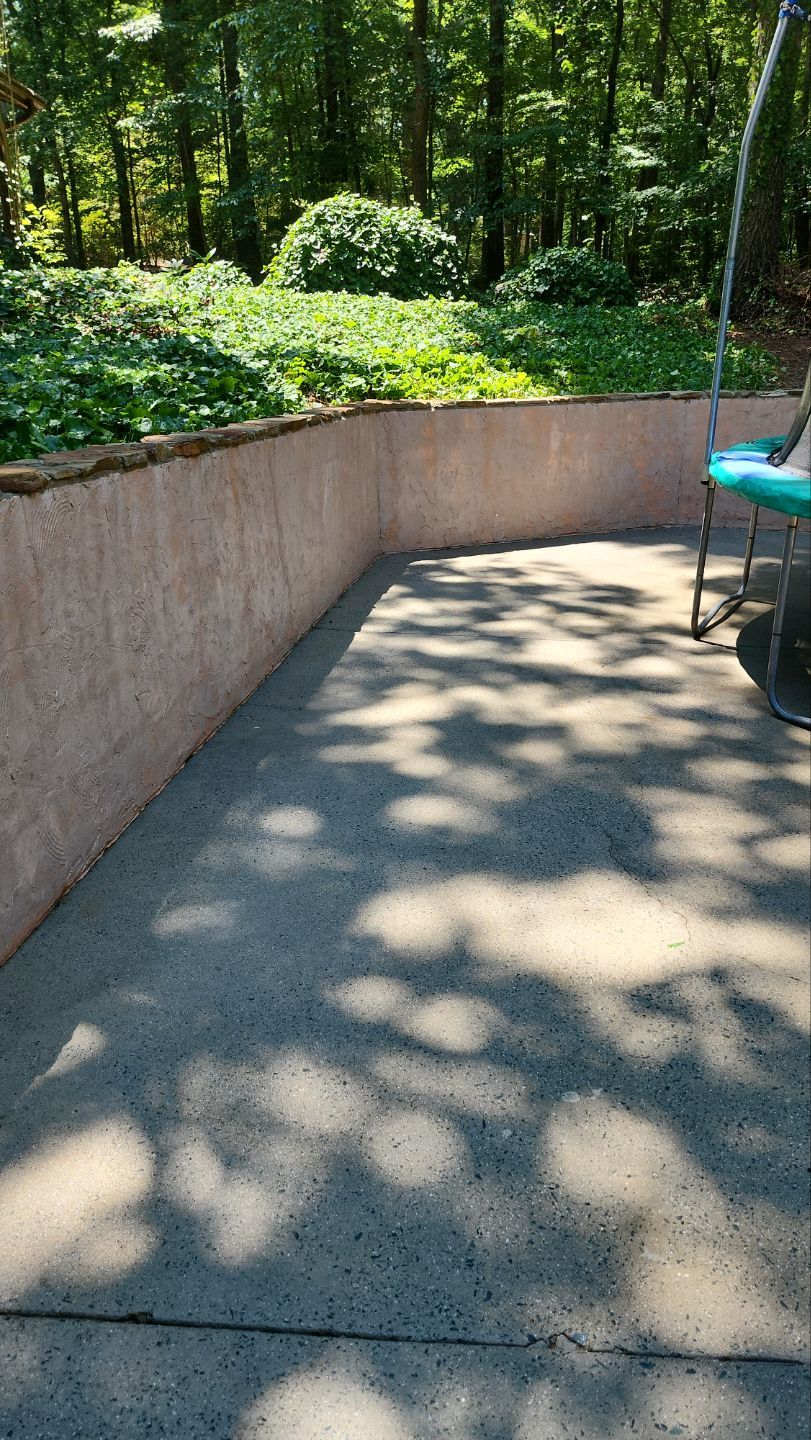 Driveway Clean using cleaner by G&H Home Tech Pros LLC