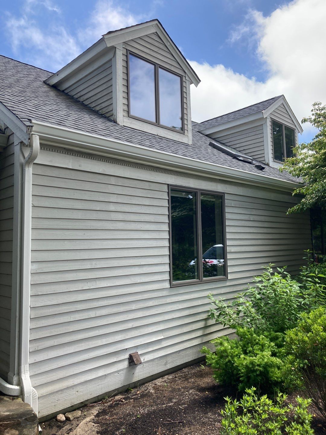 6" Leaf Relief K-Style Gutter installation in Eastham, Ma by Gutter Pro Enterprises