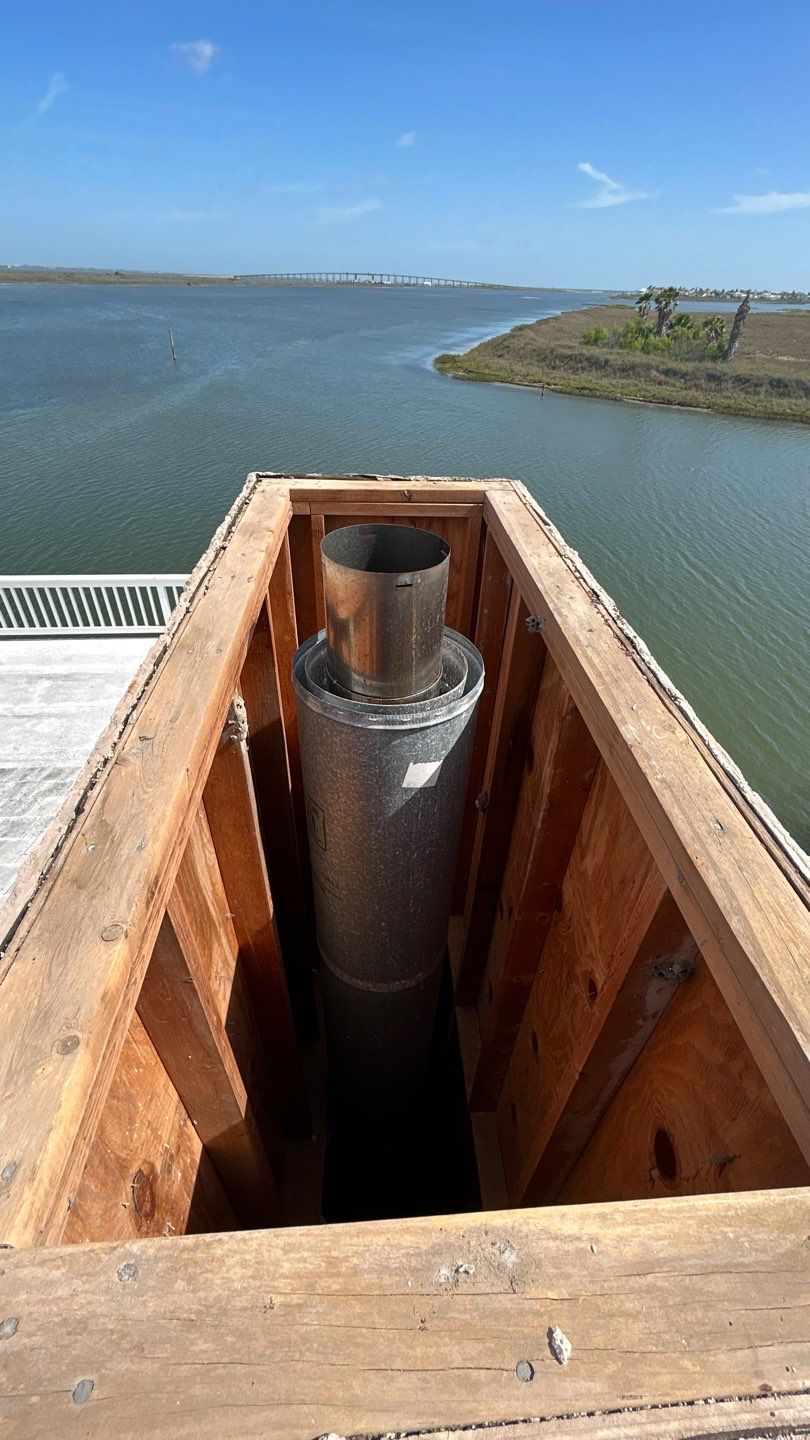 Chimney Cap & Chase Replacement using Galvanized Chimney Cap & Chase by Lighthouse Roofing
