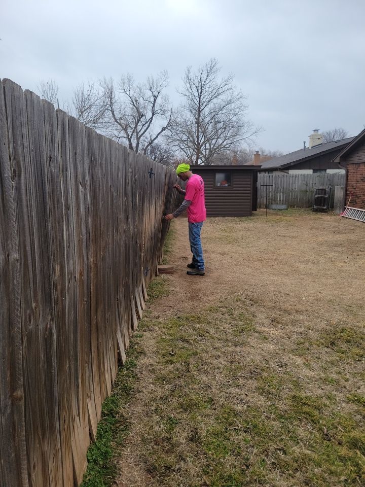 Fence , Concrete Pads , and Tree Removal by Clays Services Inc