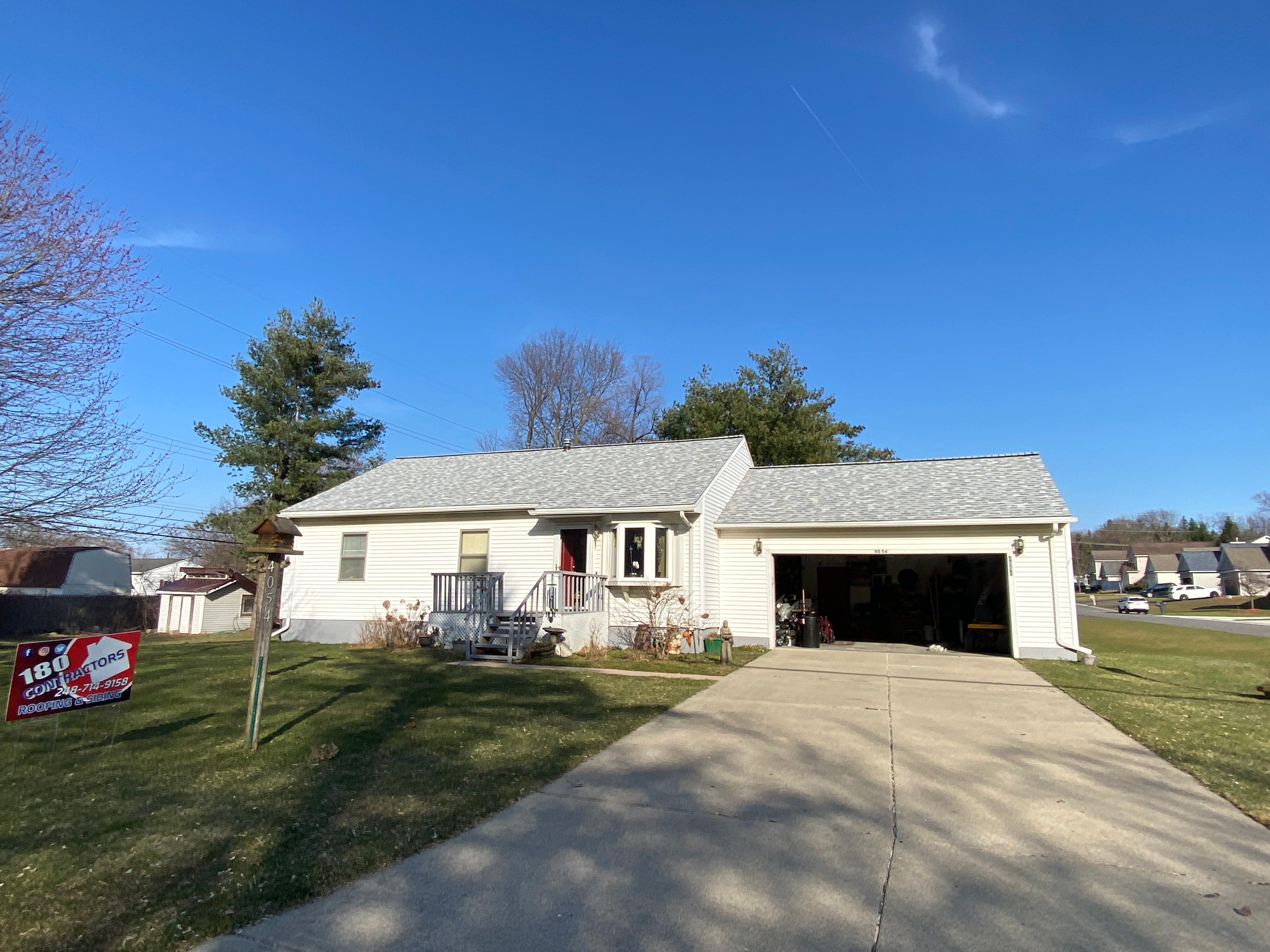 Roof Replacement using Owens Corning by 180 Contractors
