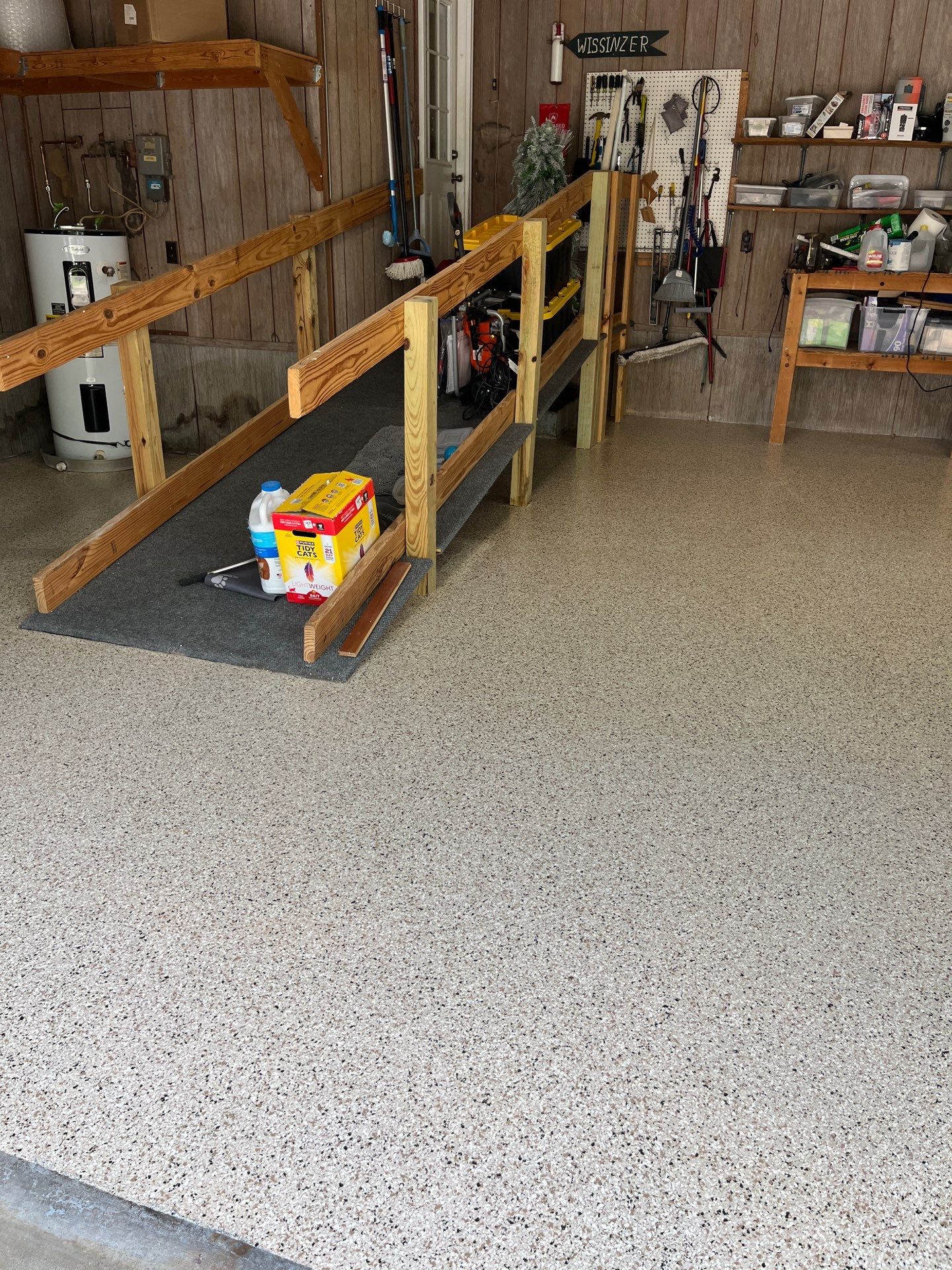 Garage Floor Coating using Shoreline by My Garage Floor Guys