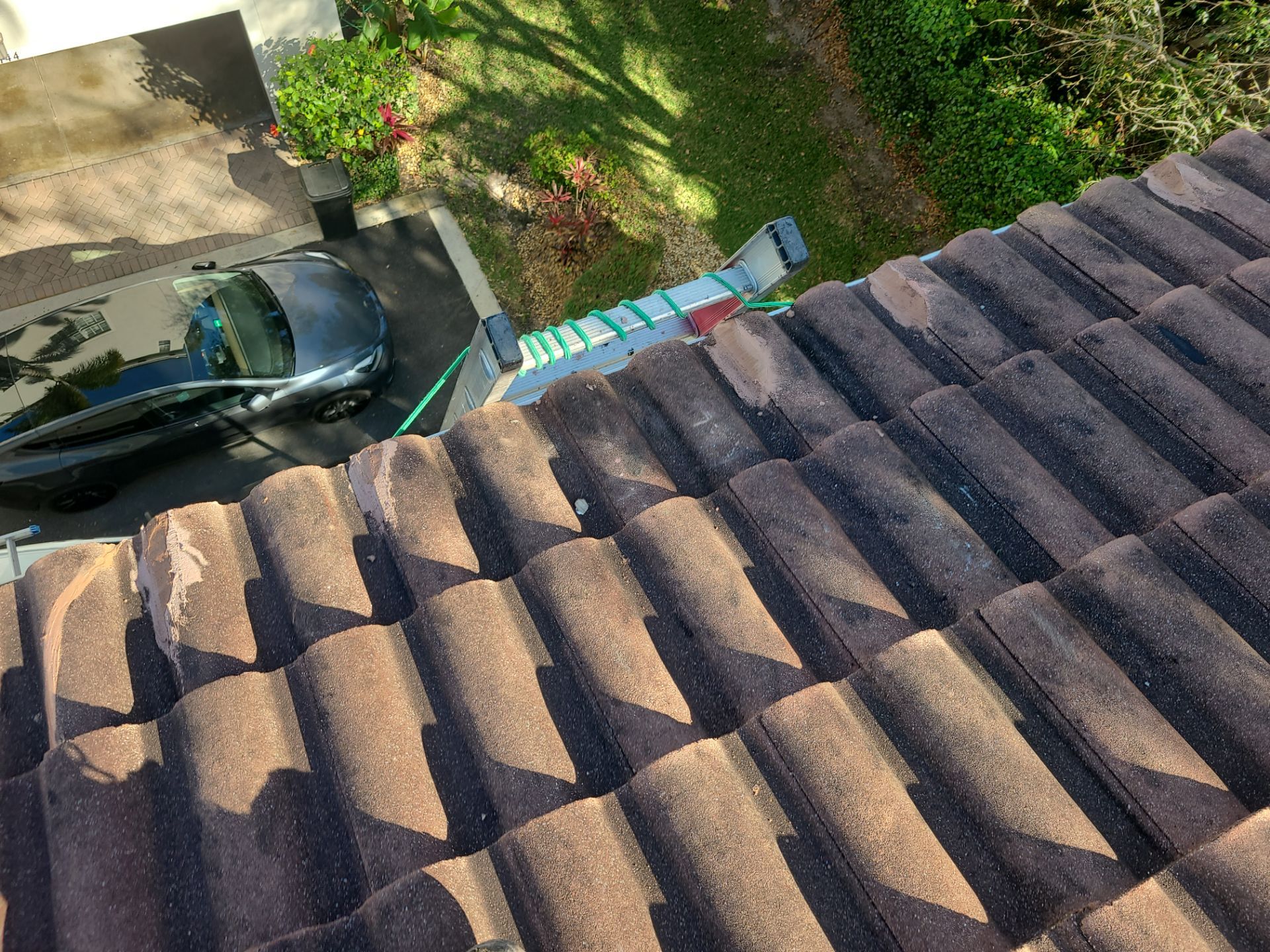 Concrete Tile Roof Repair and Ridge Cap Maintenance in Hypoluxo by Aastro Roofing