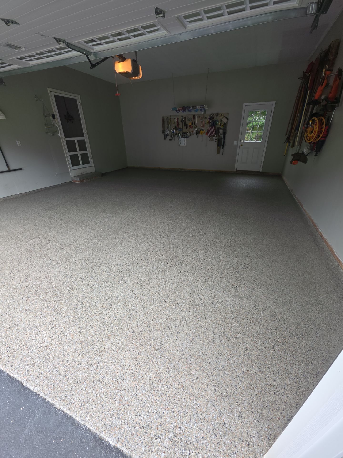 Vintage Desert Edge Garage Coating by NG Masonry & Construction LLC