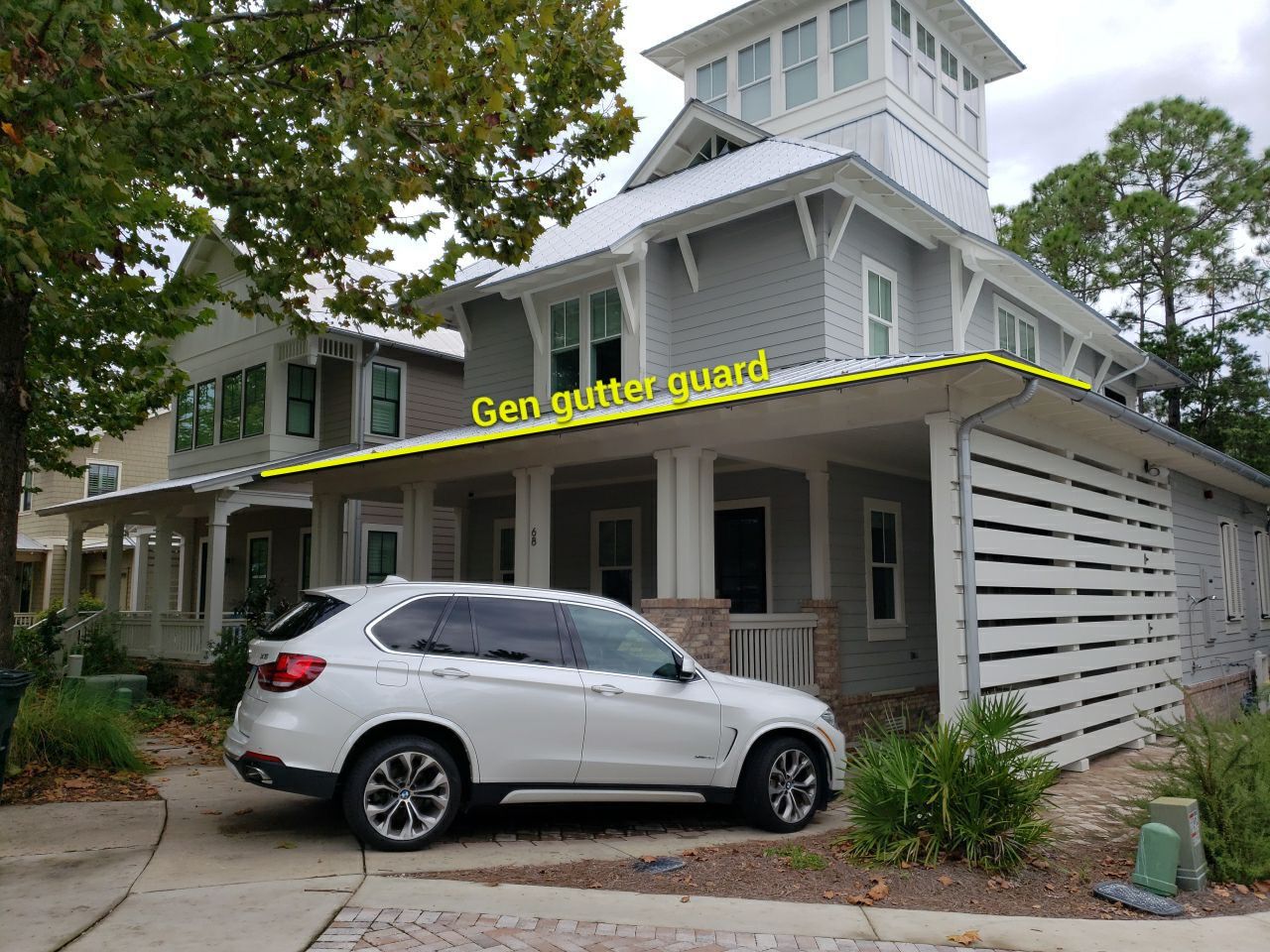 Gutter Guard Installation using LeafBlaster Pro by Gutter Professors