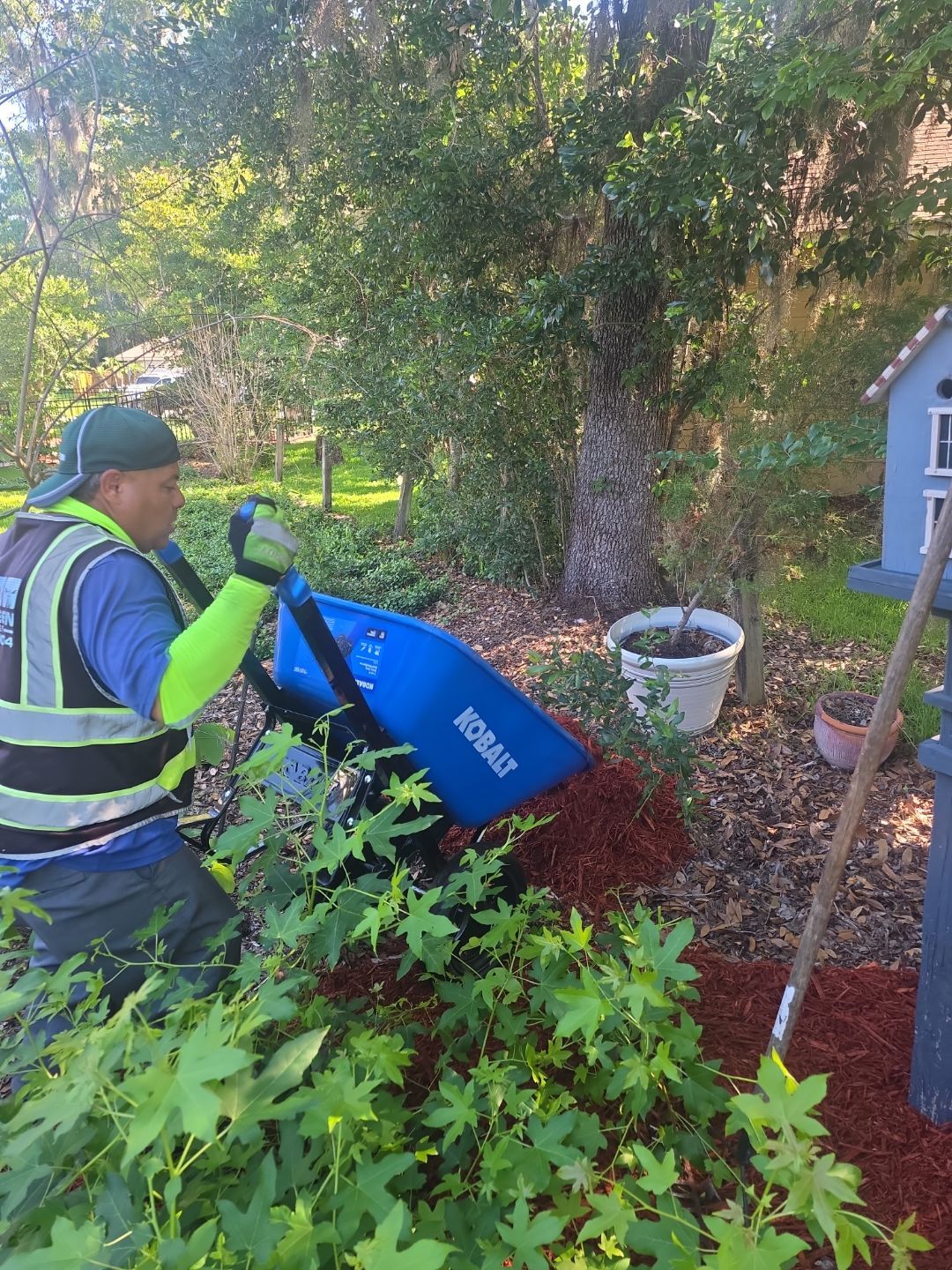 Residential | Mulch Install  by ProGreen Services