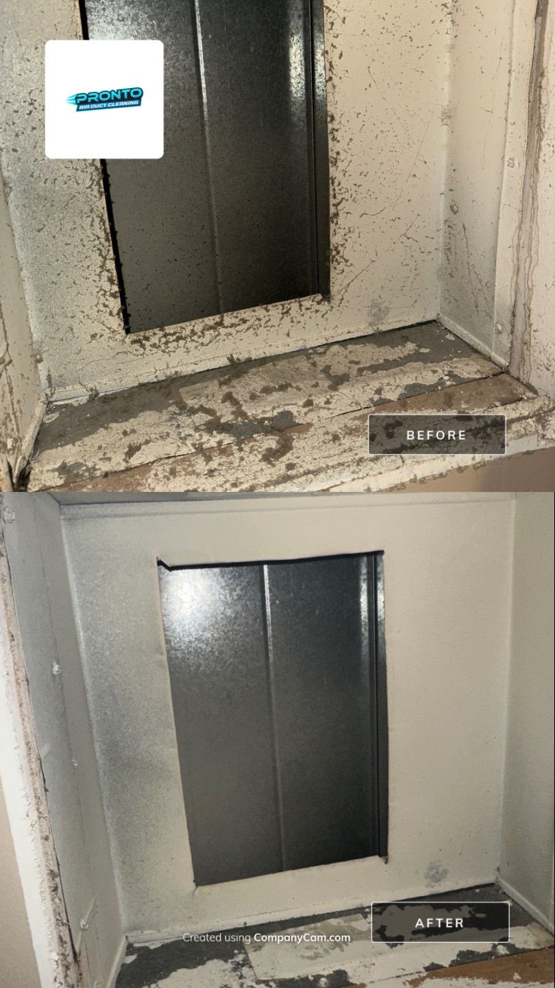 HVAC Duct Cleaning + Dryer Vent Clogged by Pronto Air Duct Cleaning